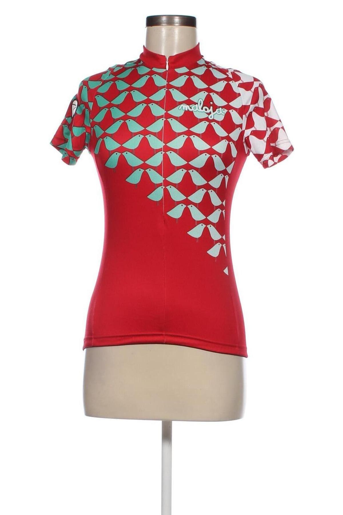 Damen Shirt Maloja, Größe M, Farbe Rot, Preis 33,40 €