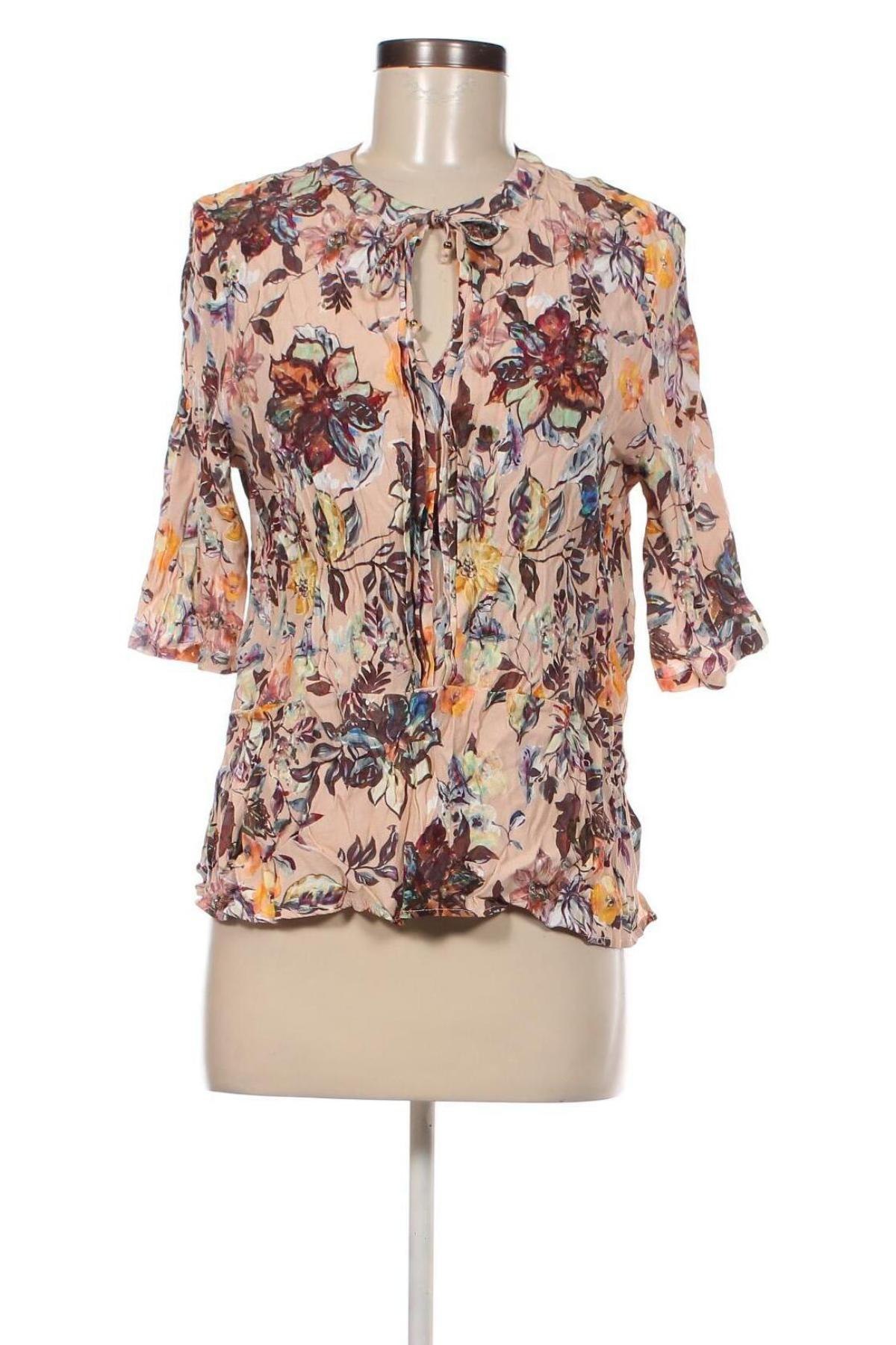 Дамска блуза Mango, Размер L, Цвят Многоцветен, Цена 15,42 лв.