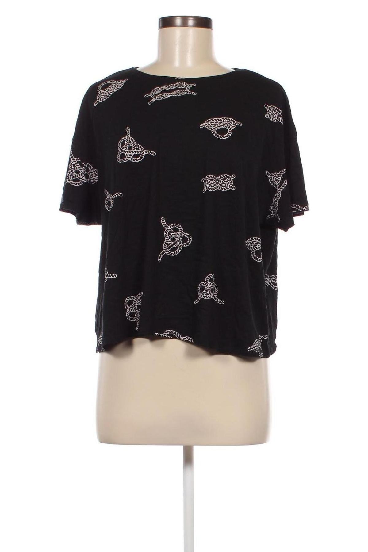 Γυναικεία μπλούζα Mango, Μέγεθος XL, Χρώμα Μαύρο, Τιμή 8,18 €
