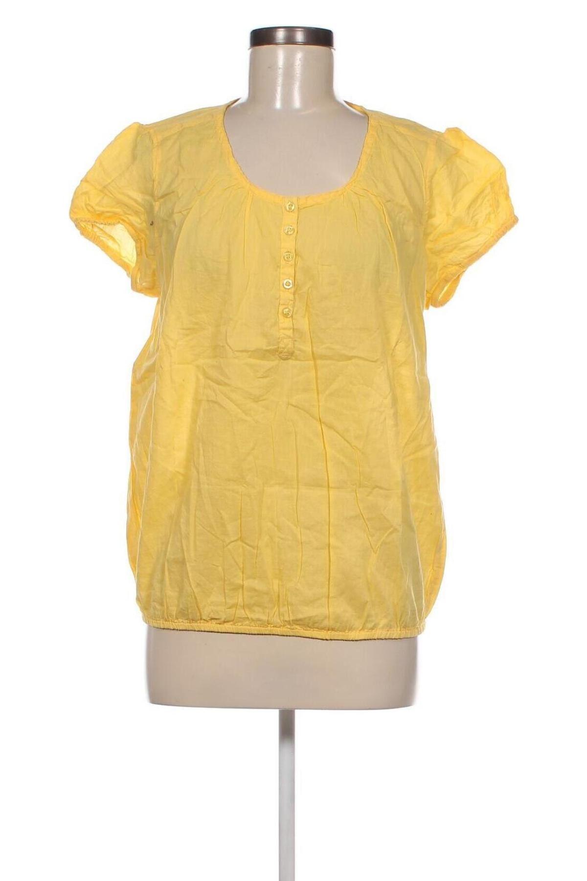Дамска блуза Manguun, Размер M, Цвят Жълт, Цена 5,13 лв.