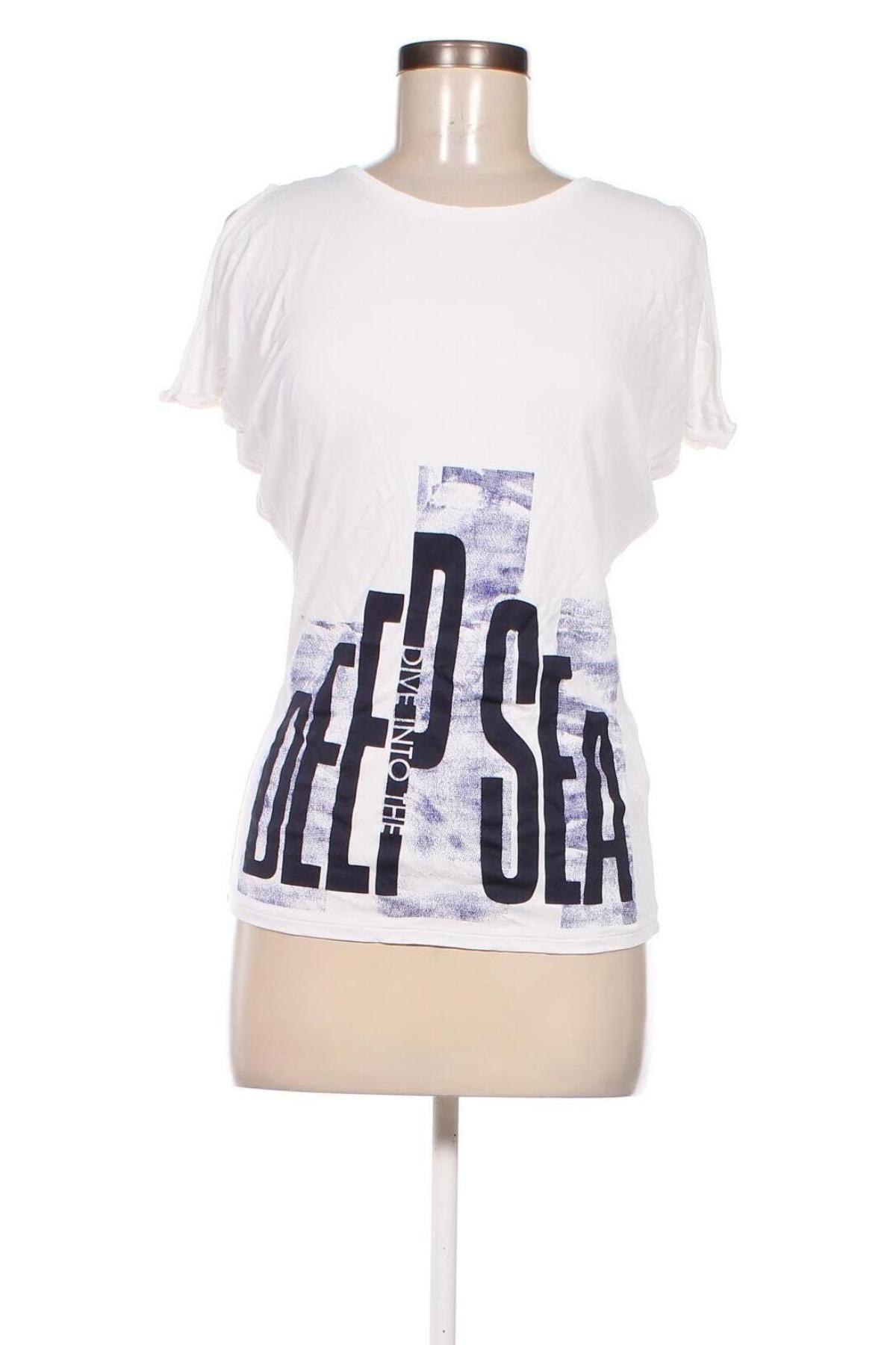 Γυναικεία μπλούζα Marc Cain, Μέγεθος M, Χρώμα Λευκό, Τιμή 37,28 €