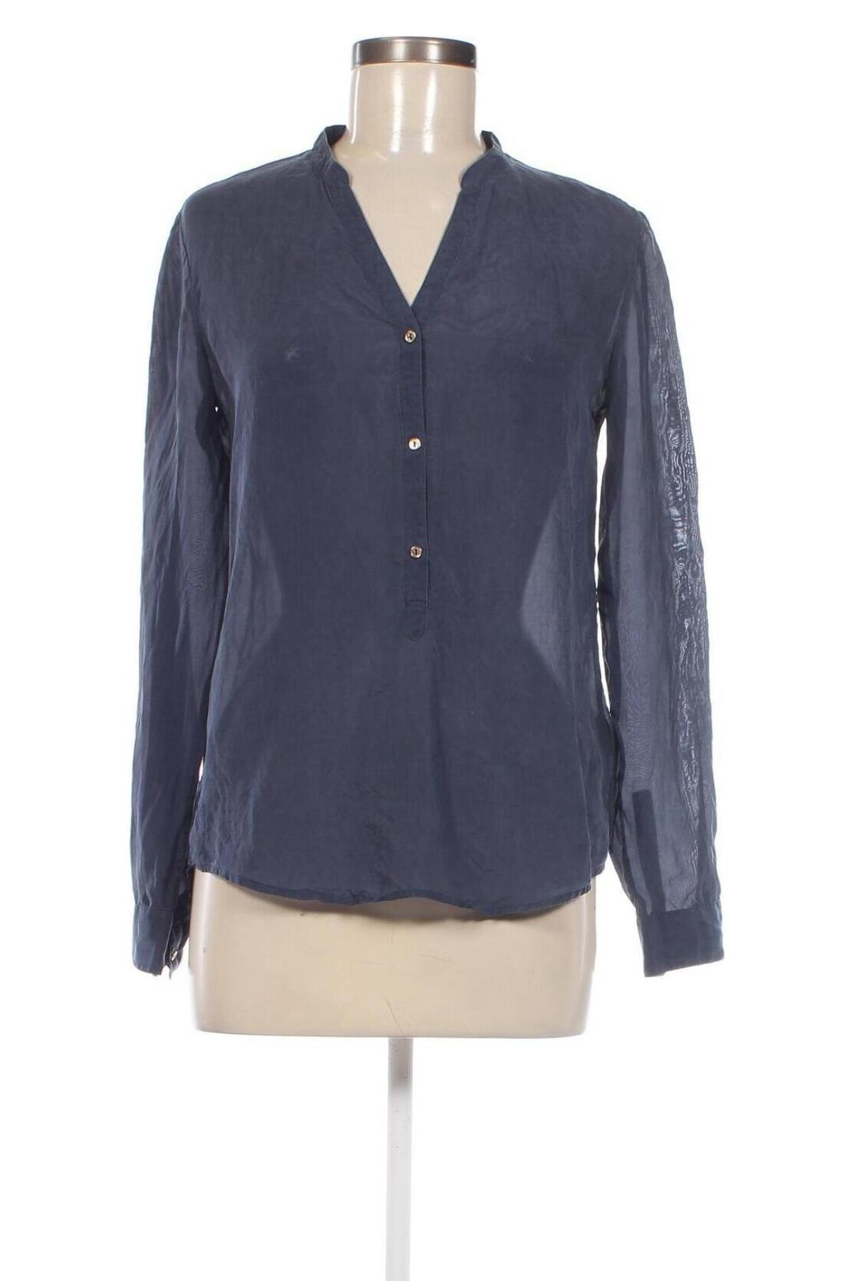 Дамска блуза Massimo Dutti, Размер S, Цвят Син, Цена 31,08 лв.