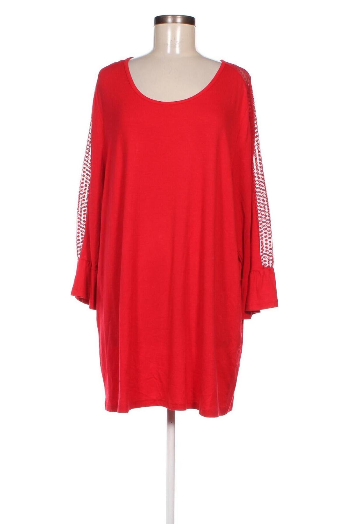 Дамска блуза Mia Moda, Размер 3XL, Цвят Червен, Цена 32,30 лв.