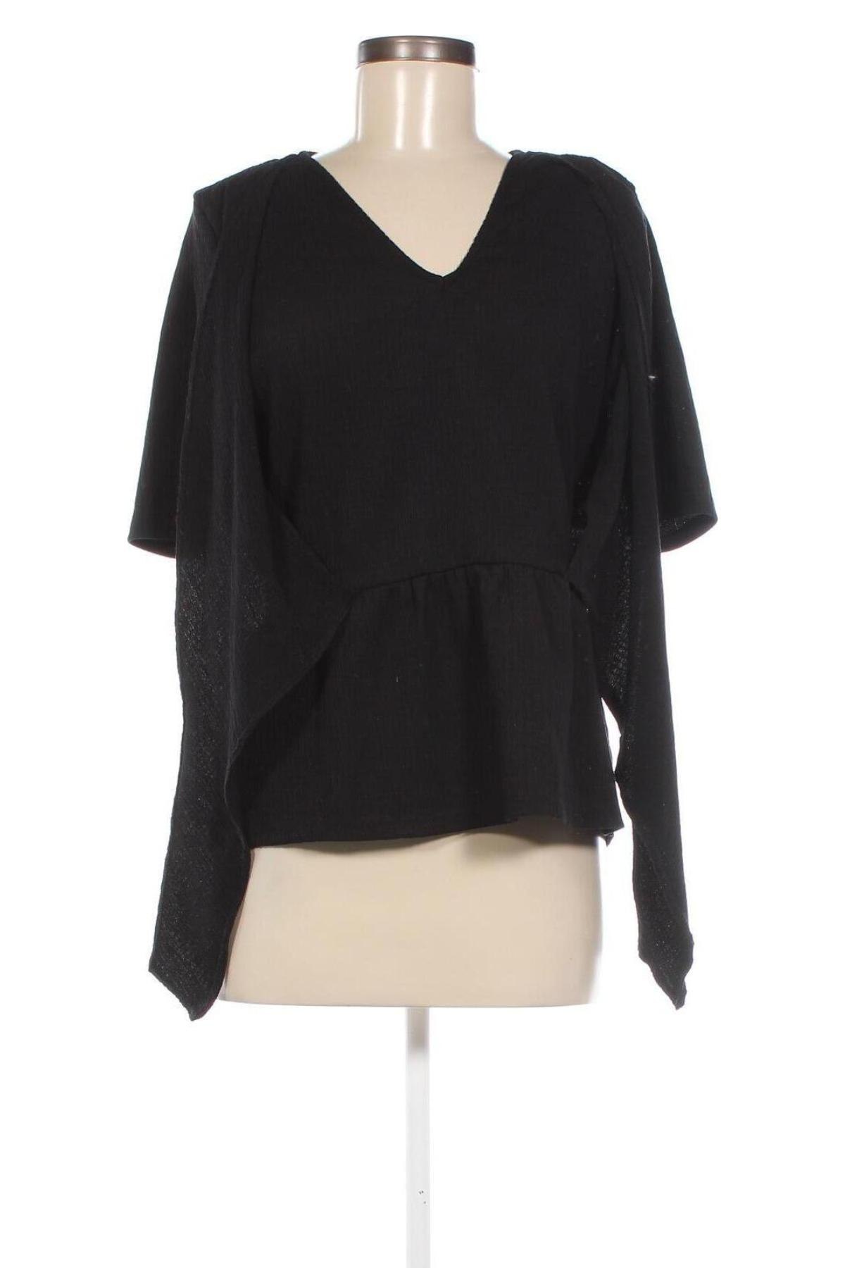Γυναικεία μπλούζα Mohito, Μέγεθος M, Χρώμα Μαύρο, Τιμή 4,11 €
