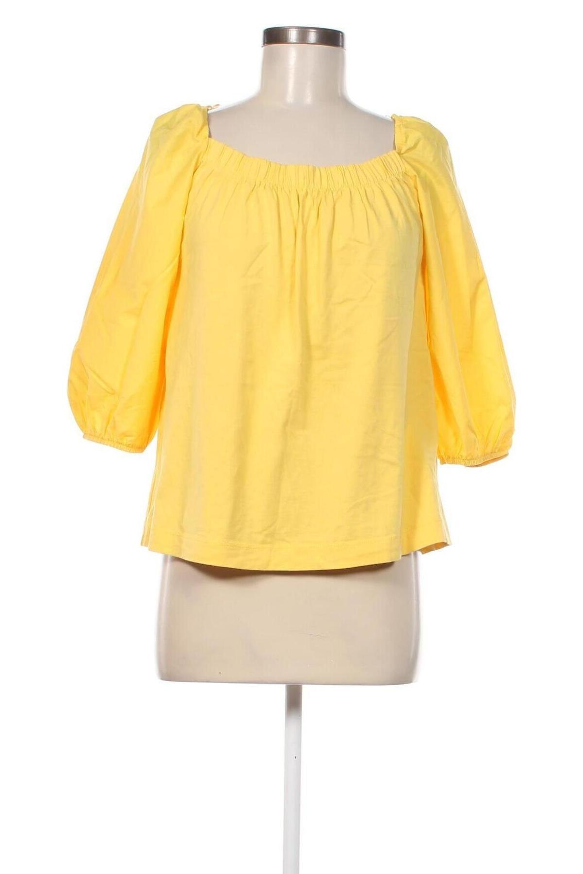 Дамска блуза Mohito, Размер L, Цвят Жълт, Цена 19,00 лв.