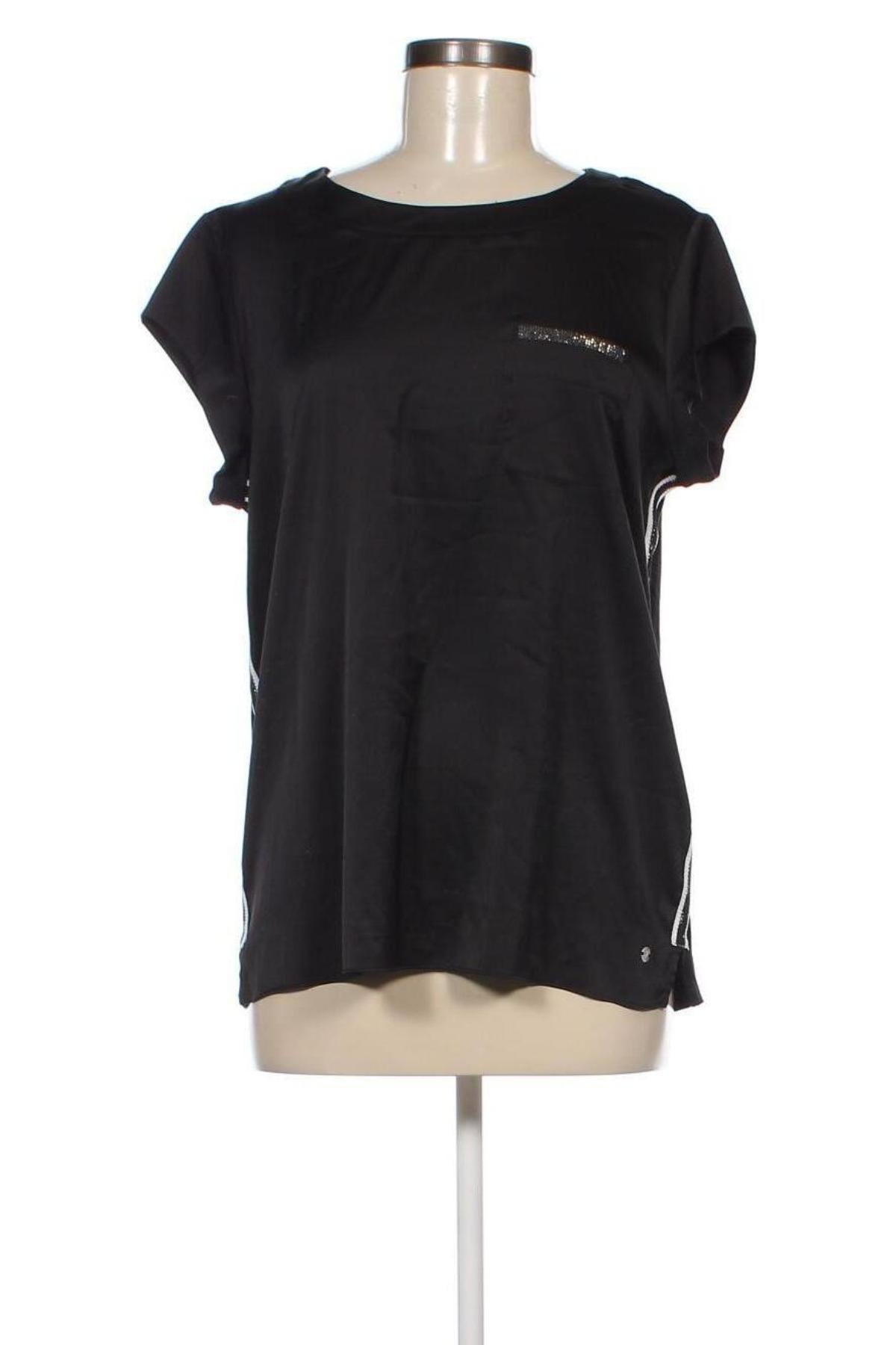 Γυναικεία μπλούζα Monari, Μέγεθος L, Χρώμα Μαύρο, Τιμή 15,44 €