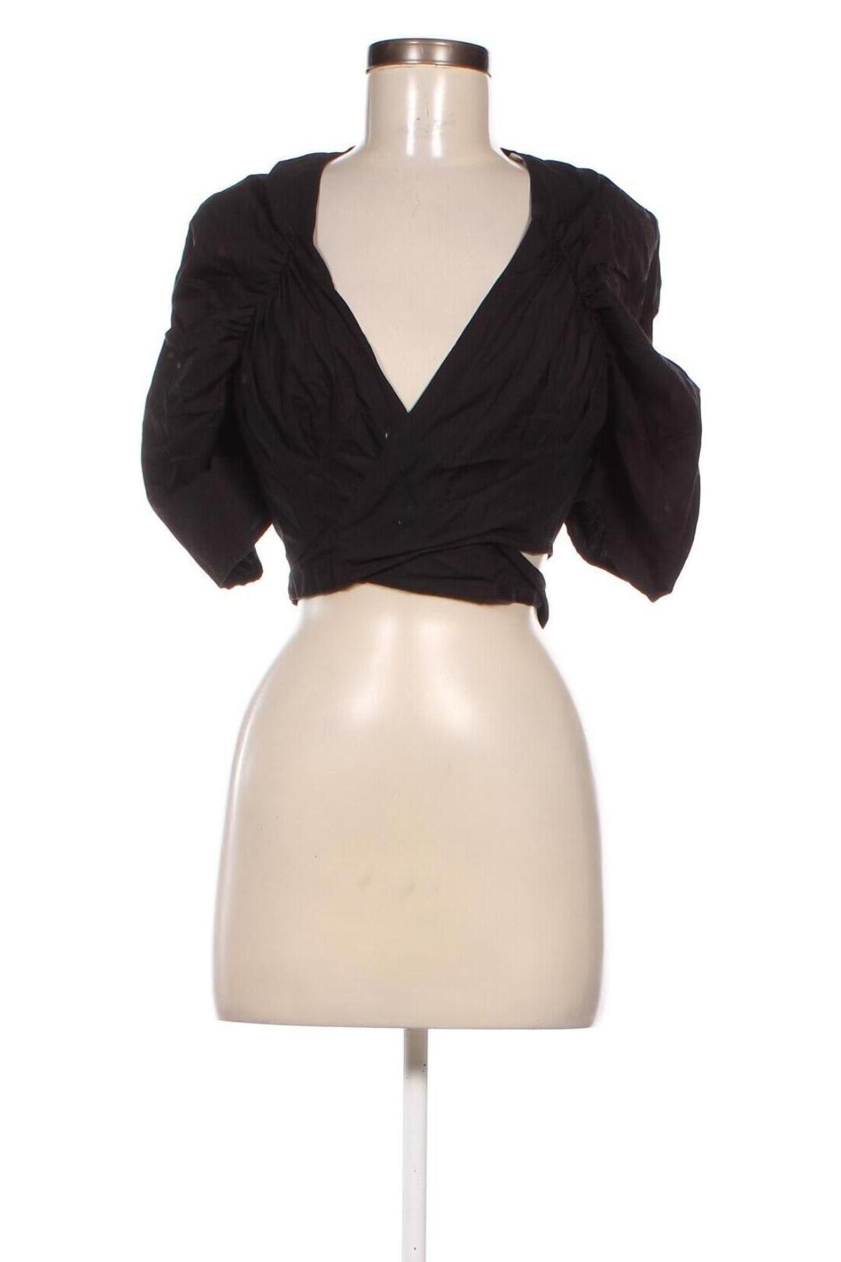 Γυναικεία μπλούζα NA-KD, Μέγεθος XS, Χρώμα Μαύρο, Τιμή 6,31 €