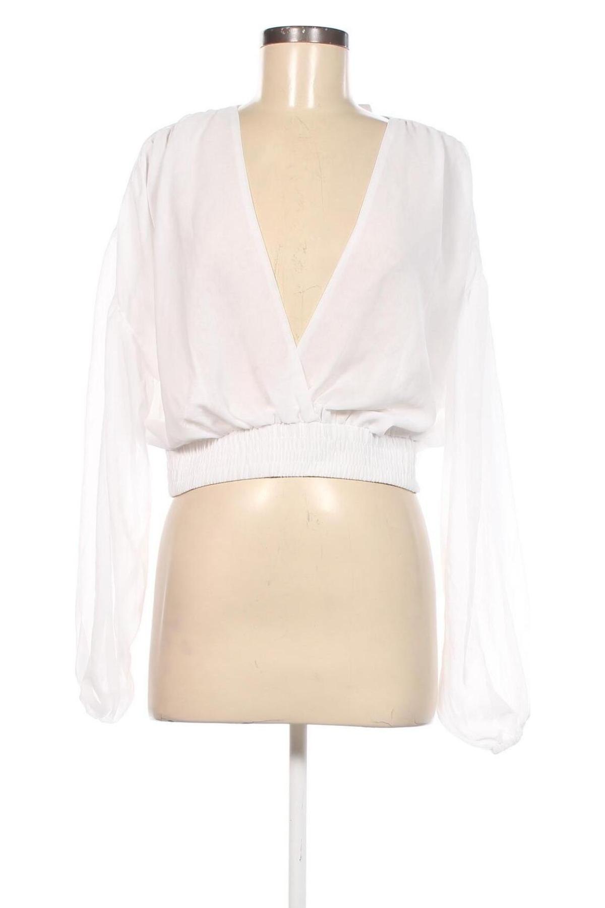 Γυναικεία μπλούζα NA-KD, Μέγεθος M, Χρώμα Λευκό, Τιμή 10,52 €