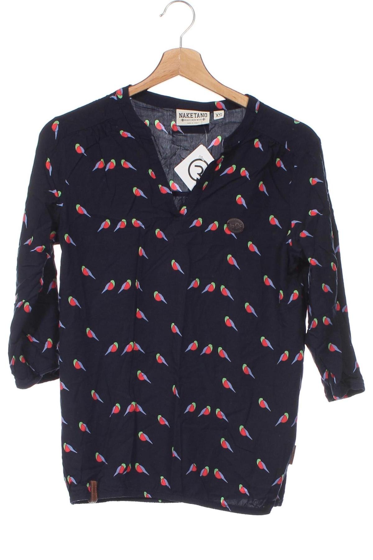 Γυναικεία μπλούζα Naketano, Μέγεθος XS, Χρώμα Μπλέ, Τιμή 13,99 €