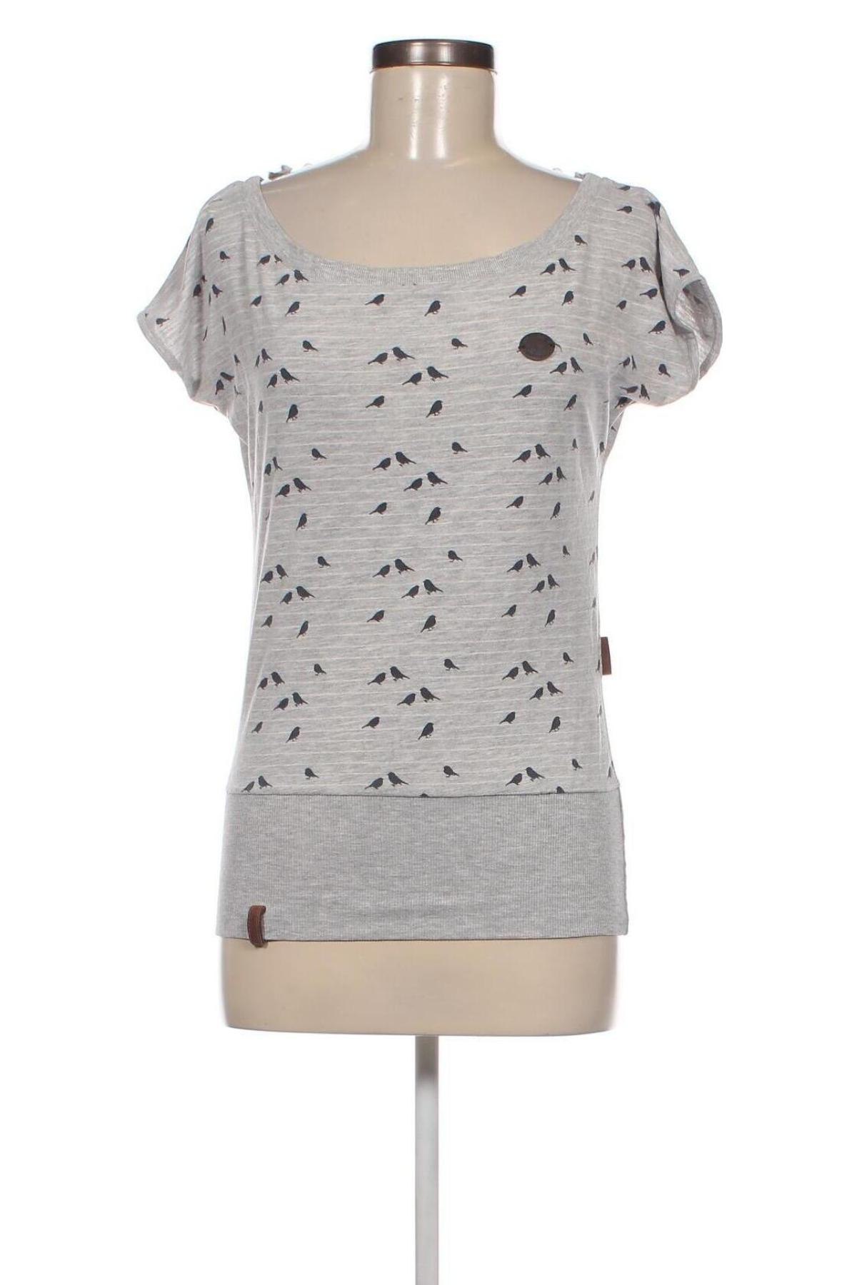 Γυναικεία μπλούζα Naketano, Μέγεθος S, Χρώμα Γκρί, Τιμή 14,55 €