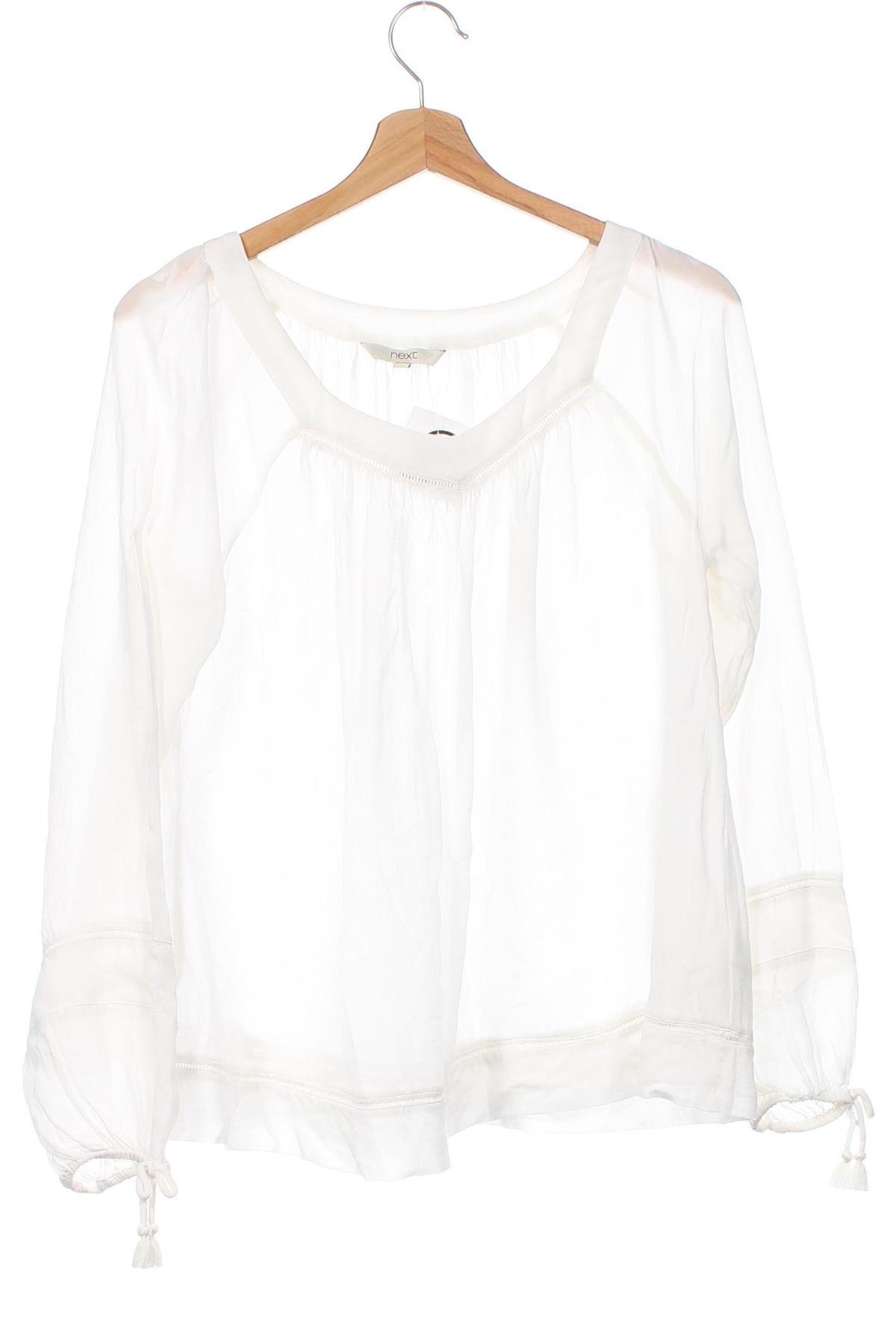 Дамска блуза Next, Размер XS, Цвят Бял, Цена 20,36 лв.