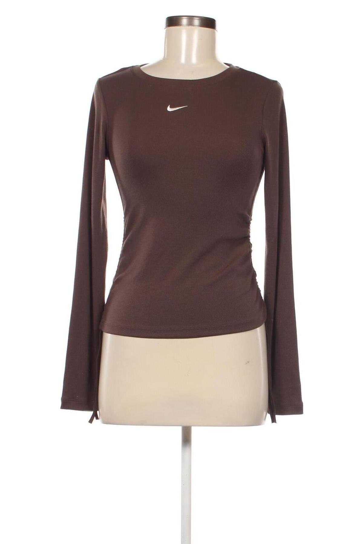 Γυναικεία μπλούζα Nike, Μέγεθος XS, Χρώμα Καφέ, Τιμή 21,83 €