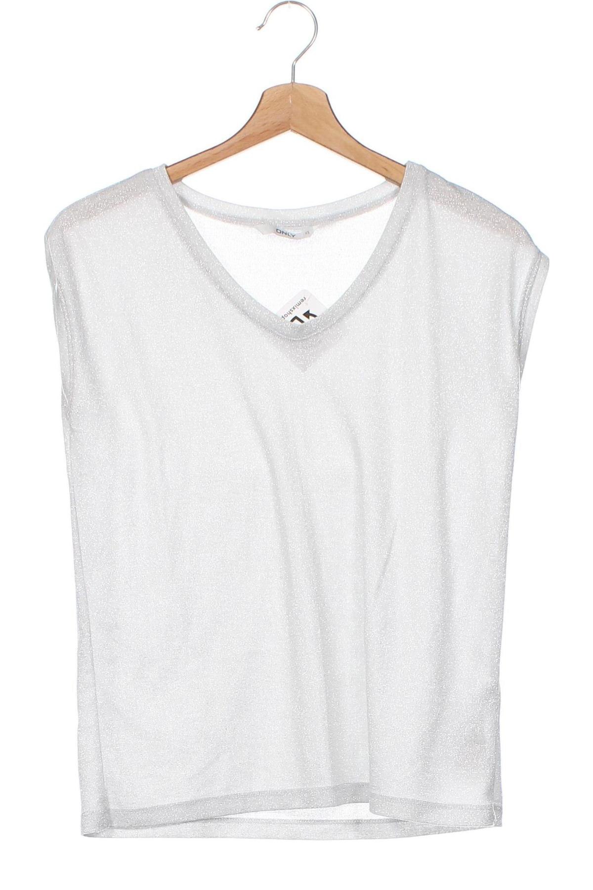 Damen Shirt ONLY, Größe XS, Farbe Silber, Preis € 5,83