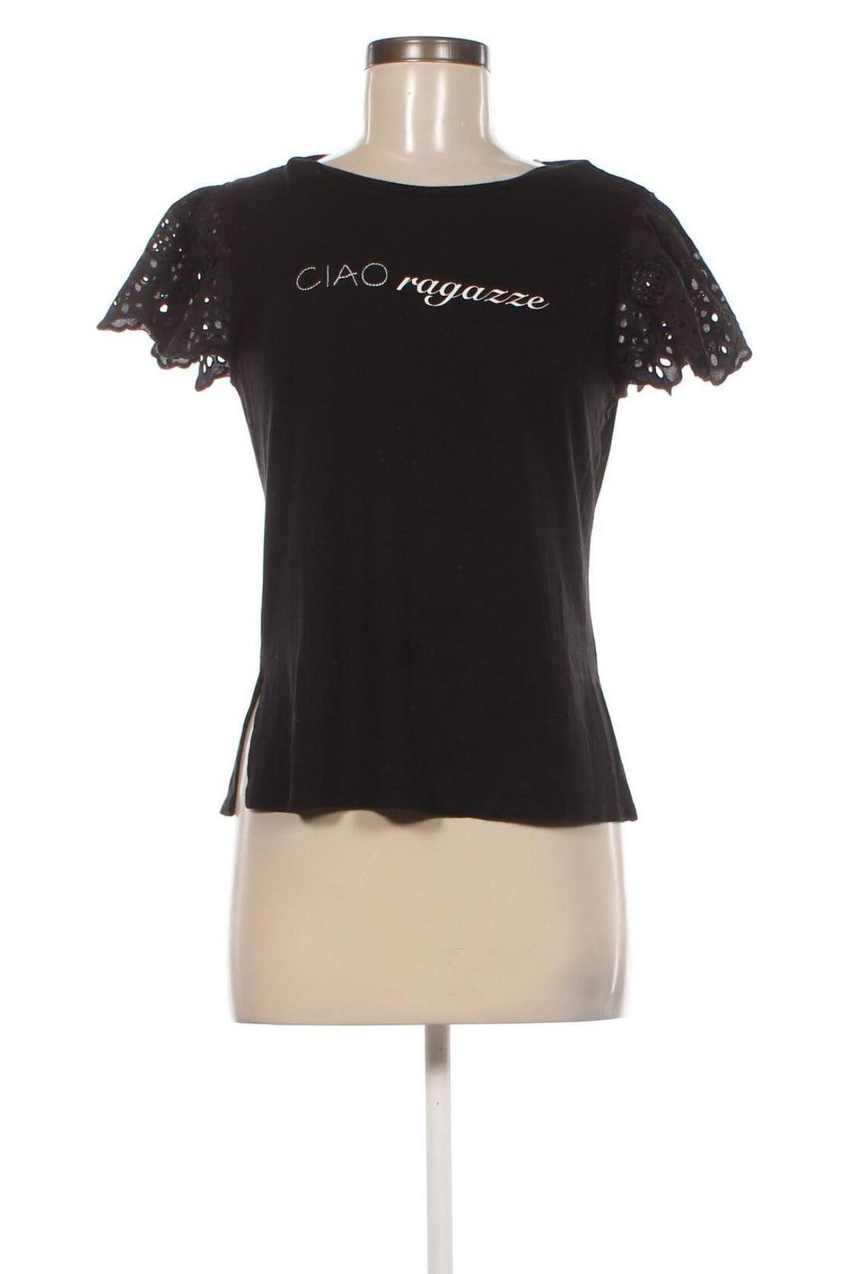 Γυναικεία μπλούζα Oltre, Μέγεθος M, Χρώμα Μαύρο, Τιμή 13,99 €