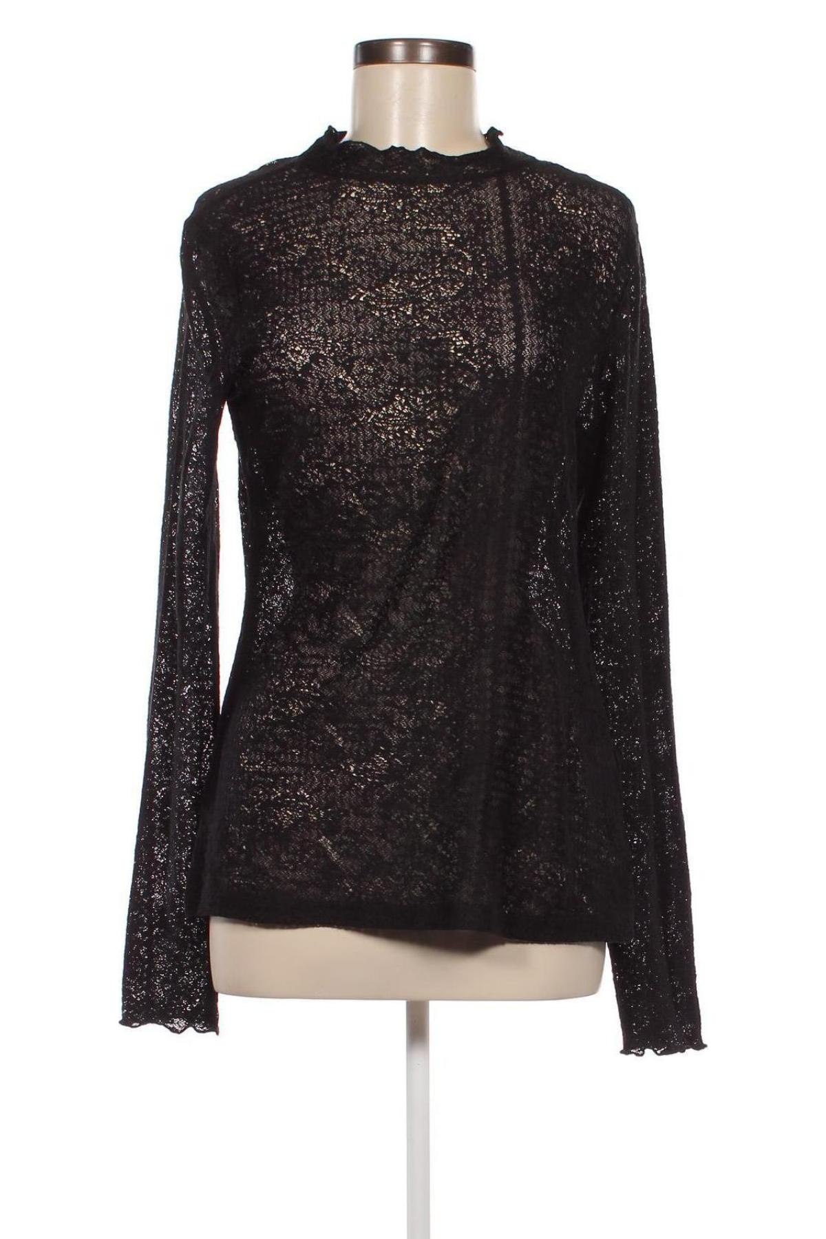 Γυναικεία μπλούζα Orsay, Μέγεθος L, Χρώμα Μαύρο, Τιμή 4,70 €