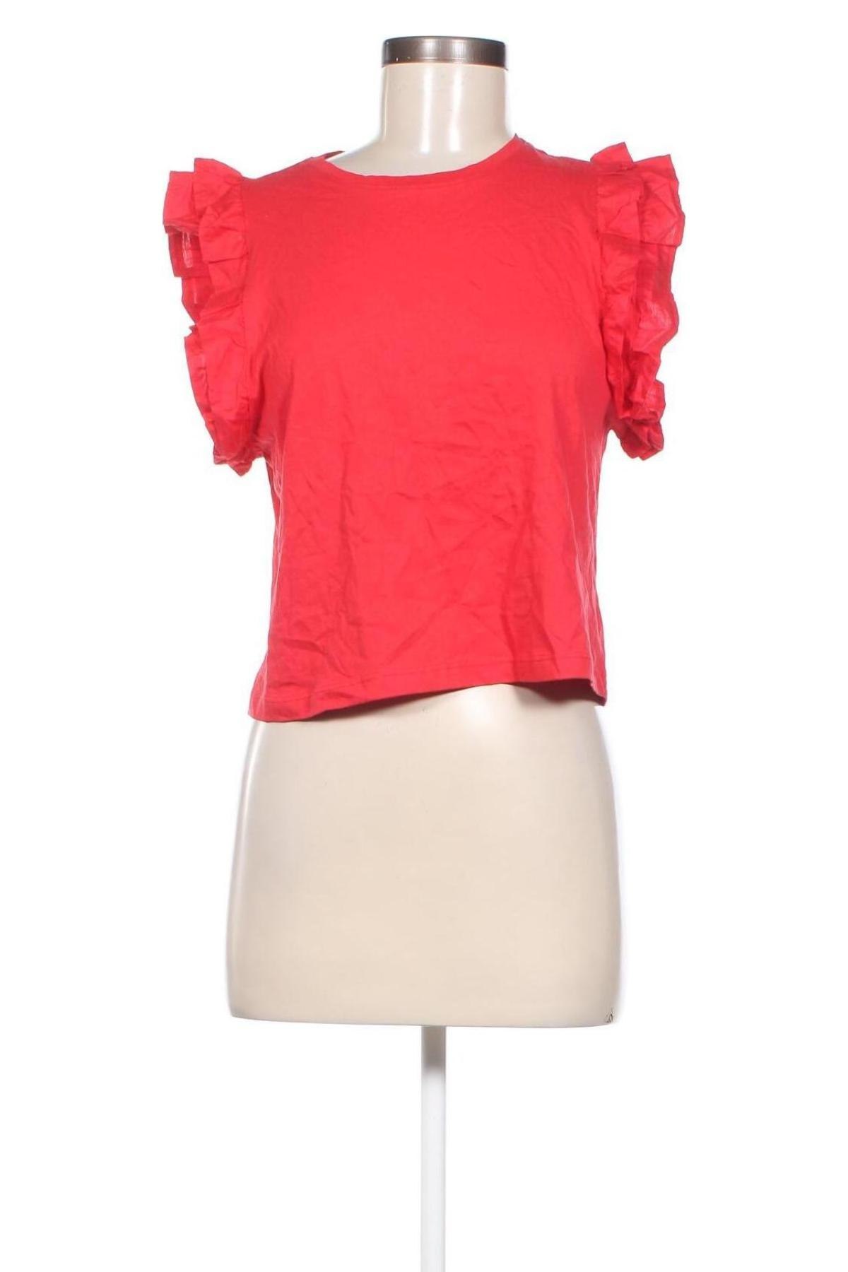 Damen Shirt Piazza Italia, Größe M, Farbe Rot, Preis € 3,97