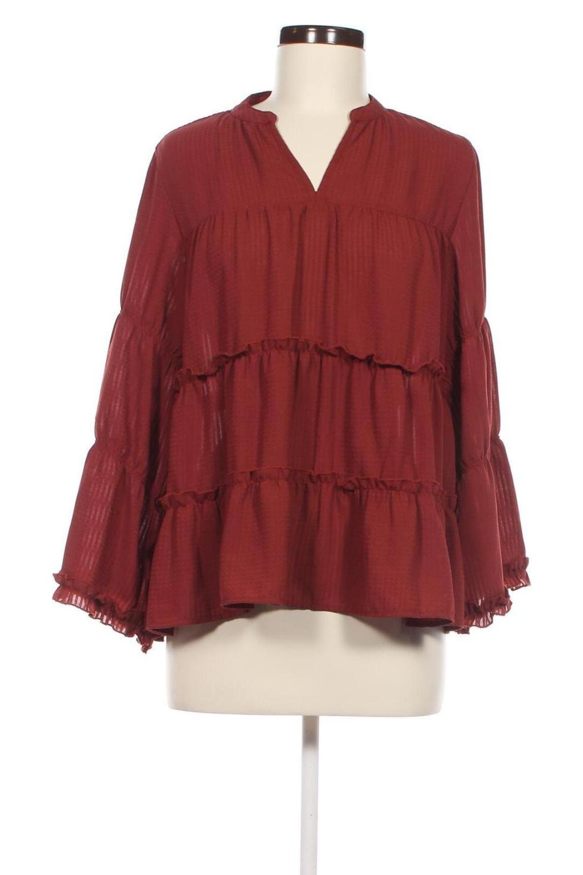 Дамска блуза Pigalle, Размер S, Цвят Червен, Цена 6,65 лв.