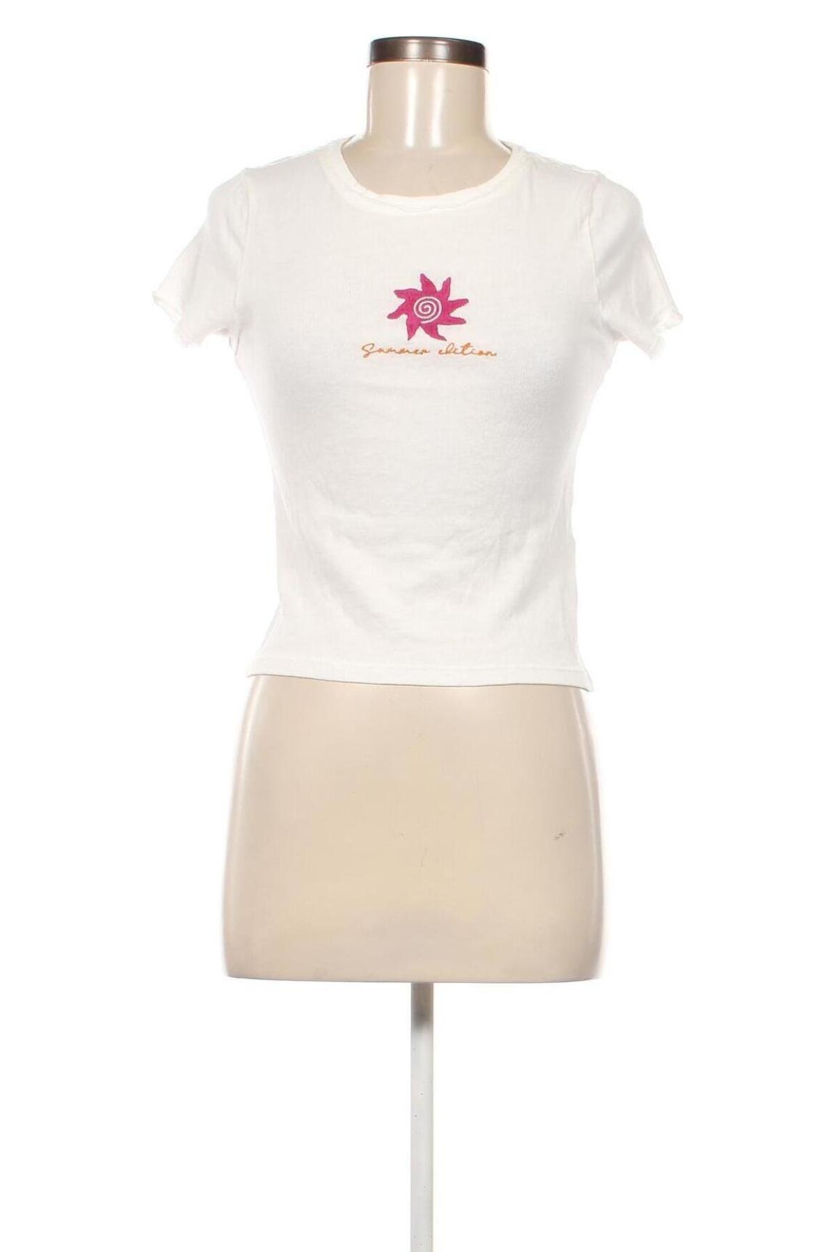 Γυναικεία μπλούζα Pull&Bear, Μέγεθος S, Χρώμα Λευκό, Τιμή 9,11 €