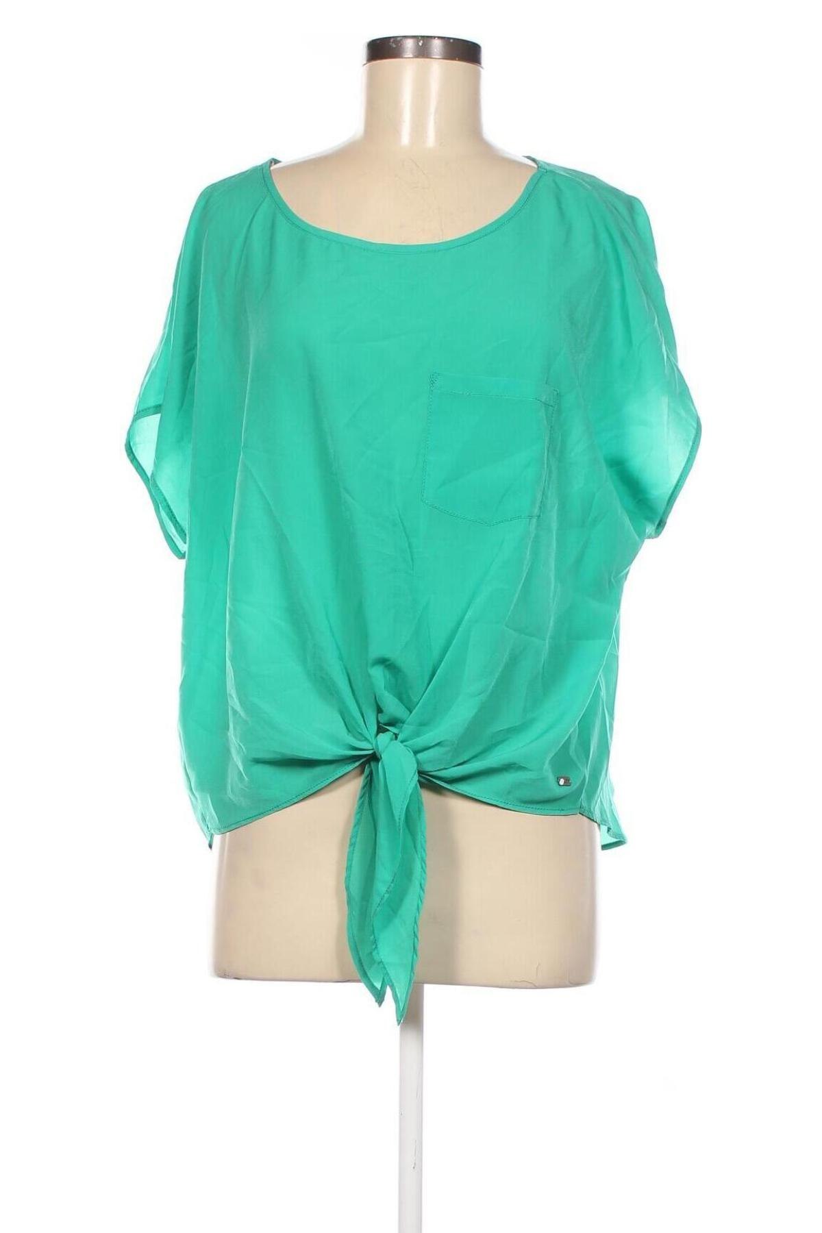 Γυναικεία μπλούζα Q/S by S.Oliver, Μέγεθος L, Χρώμα Πράσινο, Τιμή 9,67 €