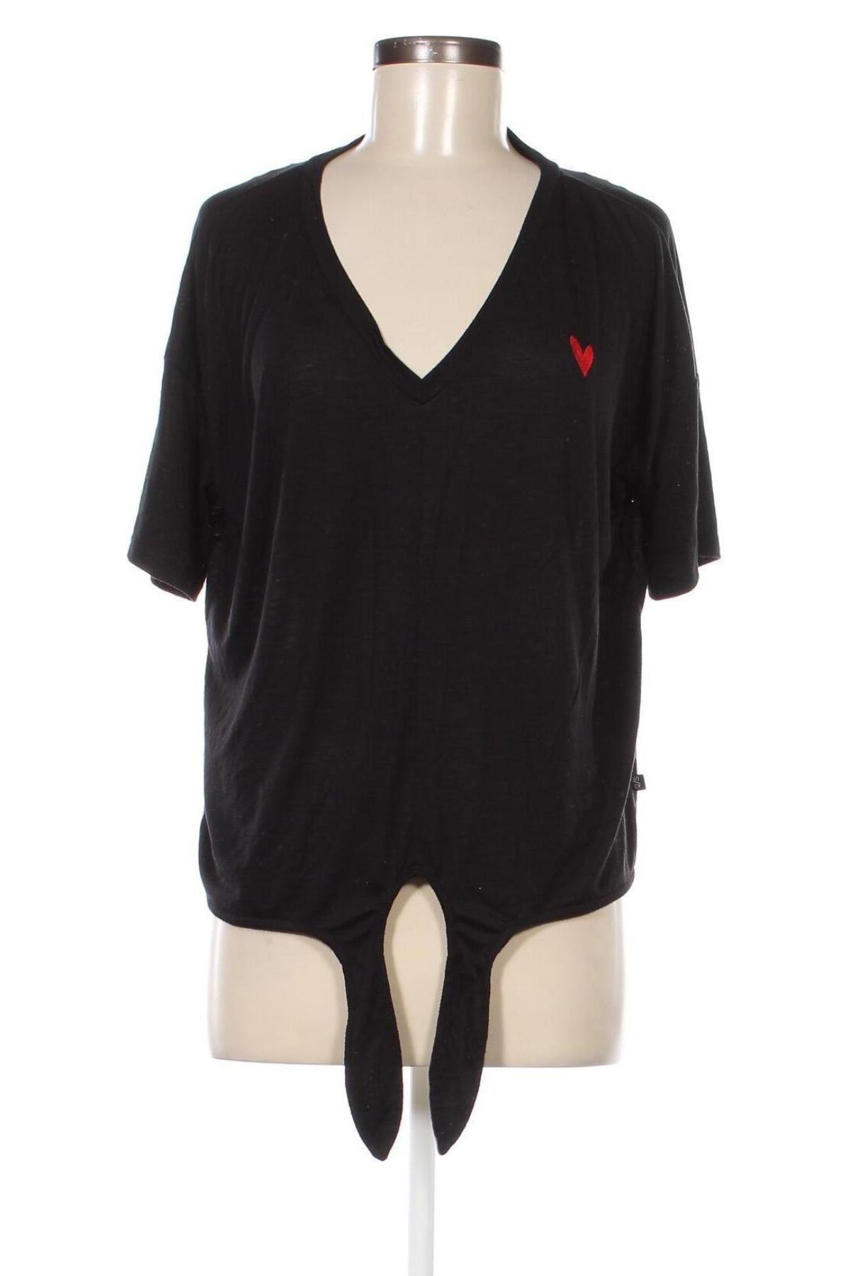 Γυναικεία μπλούζα Q/S by S.Oliver, Μέγεθος M, Χρώμα Μαύρο, Τιμή 7,36 €