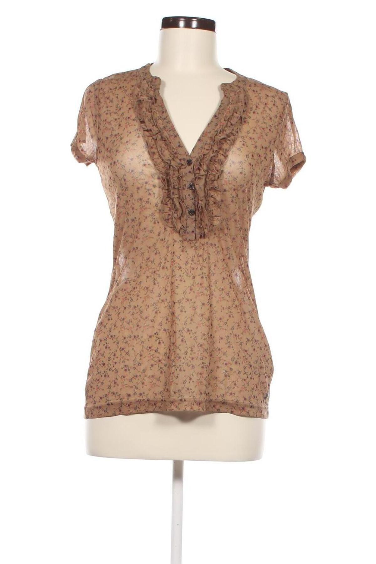 Damen Shirt Q/S by S.Oliver, Größe M, Farbe Beige, Preis € 5,99