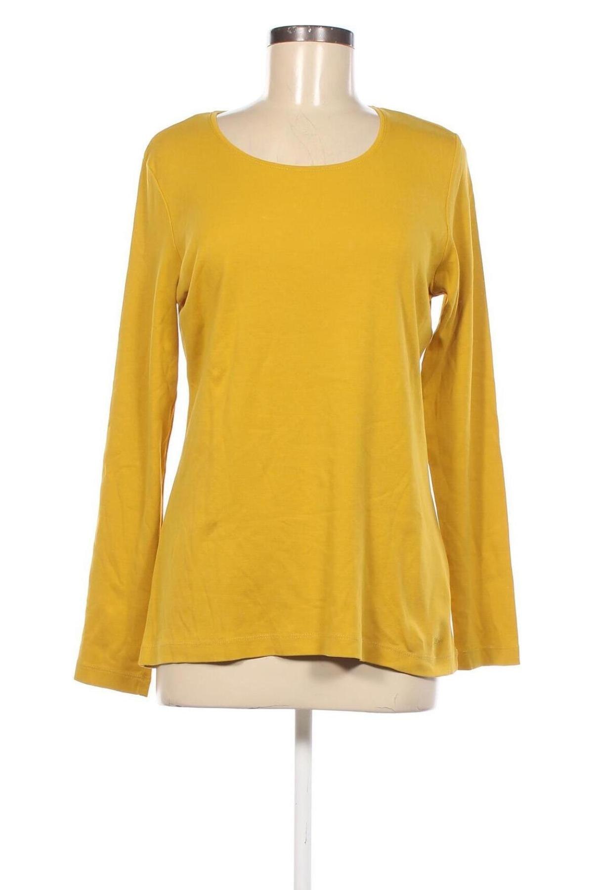 Γυναικεία μπλούζα S.Oliver, Μέγεθος XL, Χρώμα Κίτρινο, Τιμή 11,57 €