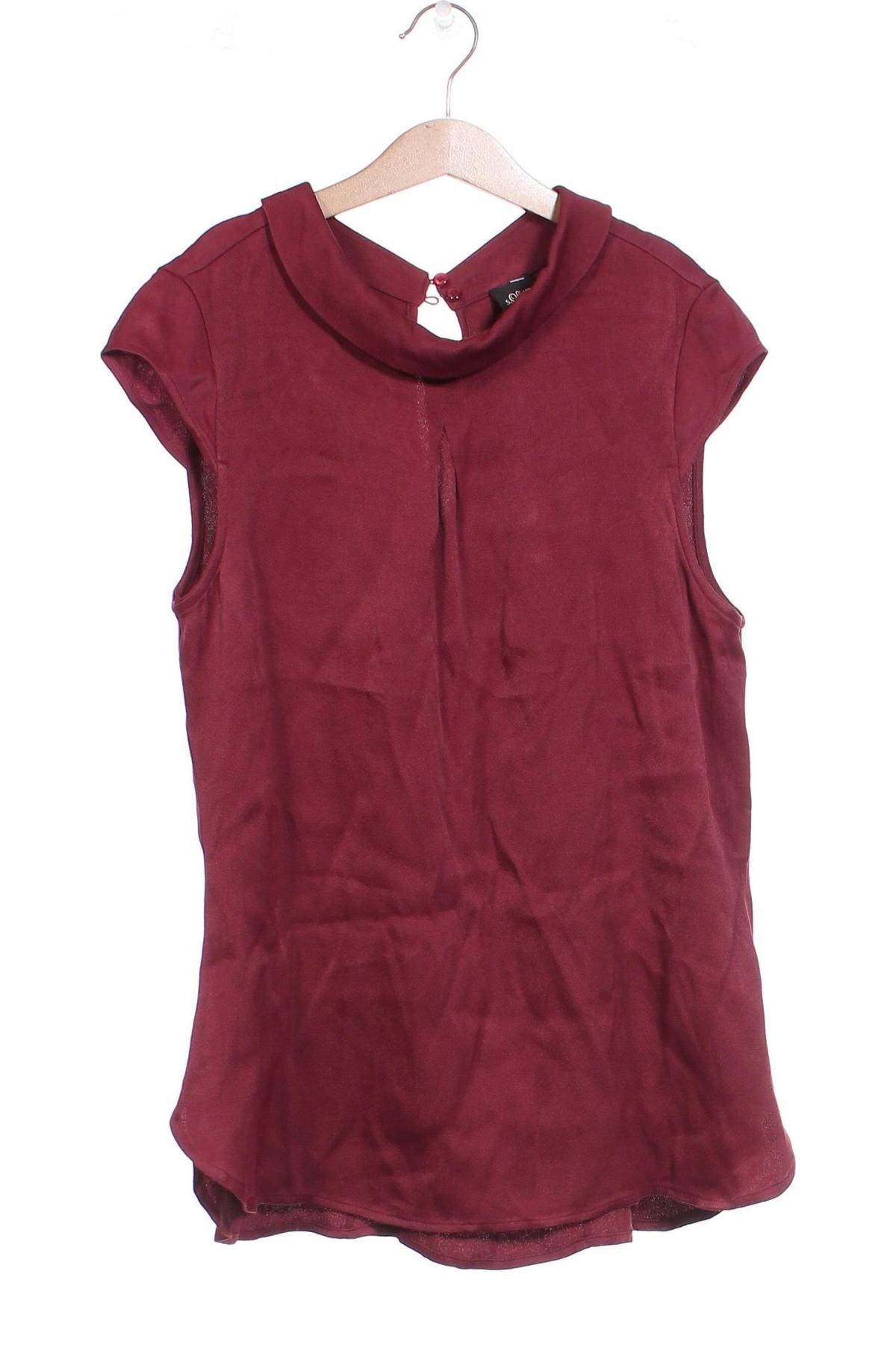 Дамска блуза S.Oliver Black Label, Размер XS, Цвят Червен, Цена 26,40 лв.