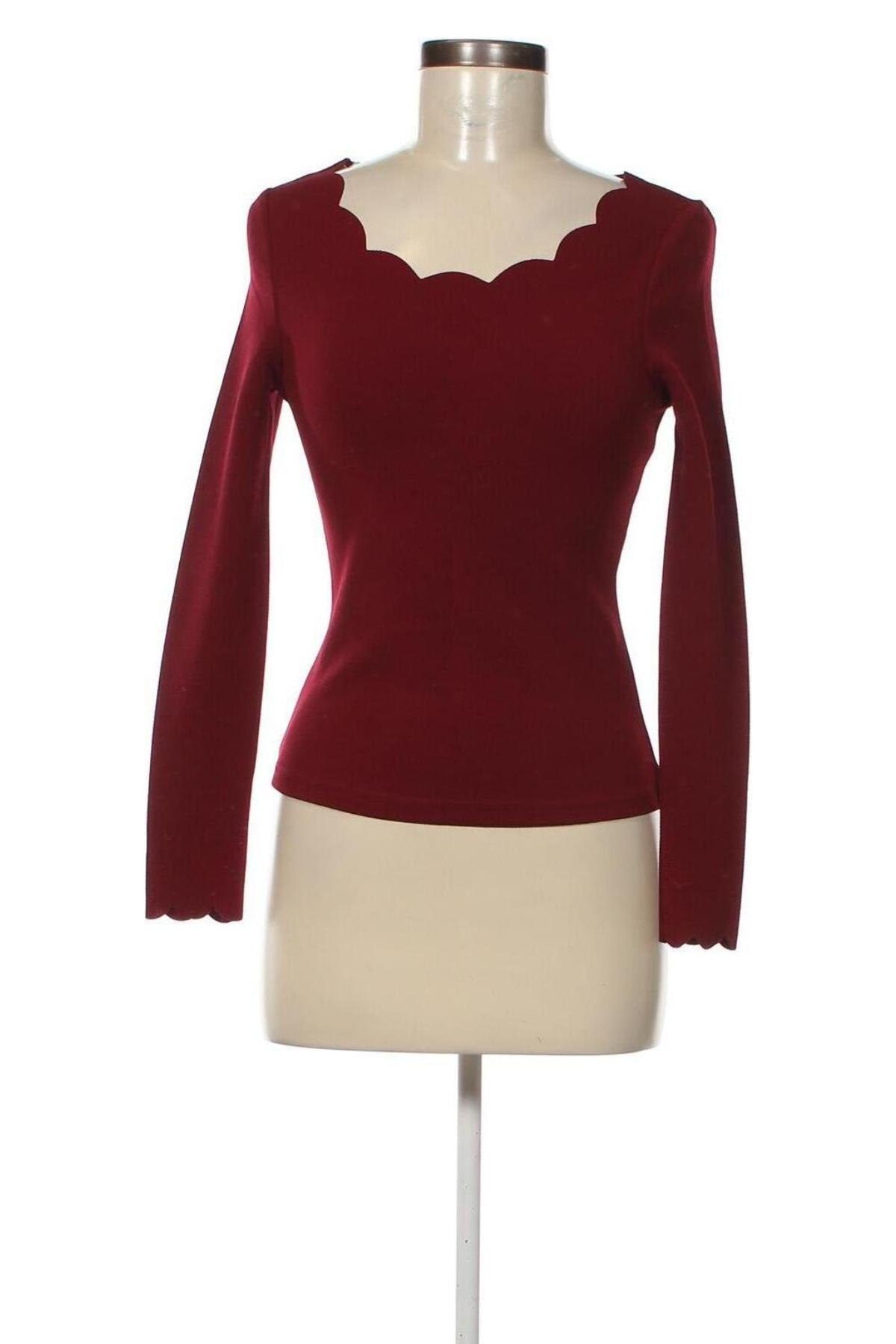 Γυναικεία μπλούζα SHEIN, Μέγεθος XS, Χρώμα Κόκκινο, Τιμή 4,11 €