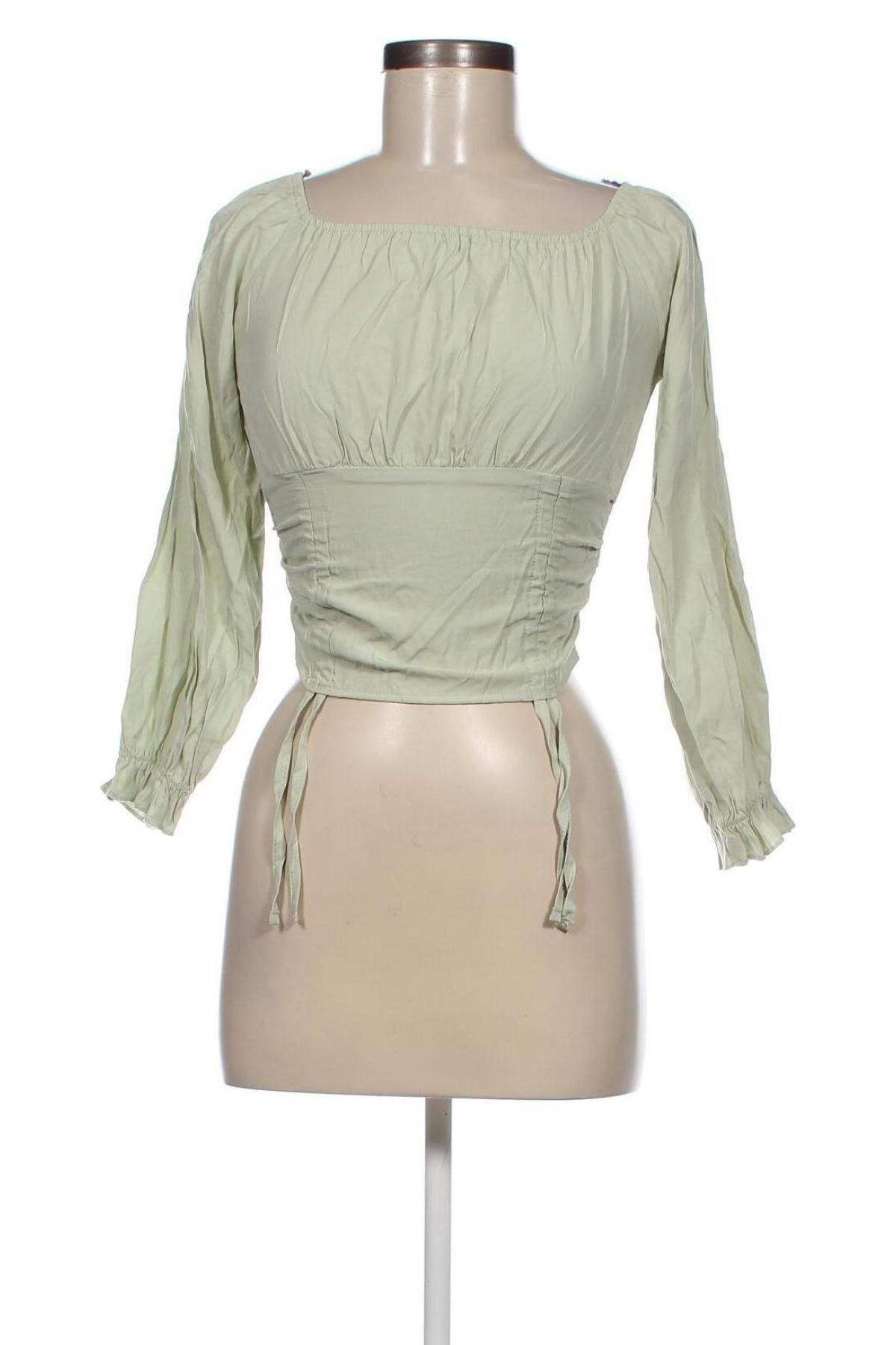 Γυναικεία μπλούζα SHEIN, Μέγεθος S, Χρώμα Πράσινο, Τιμή 2,35 €