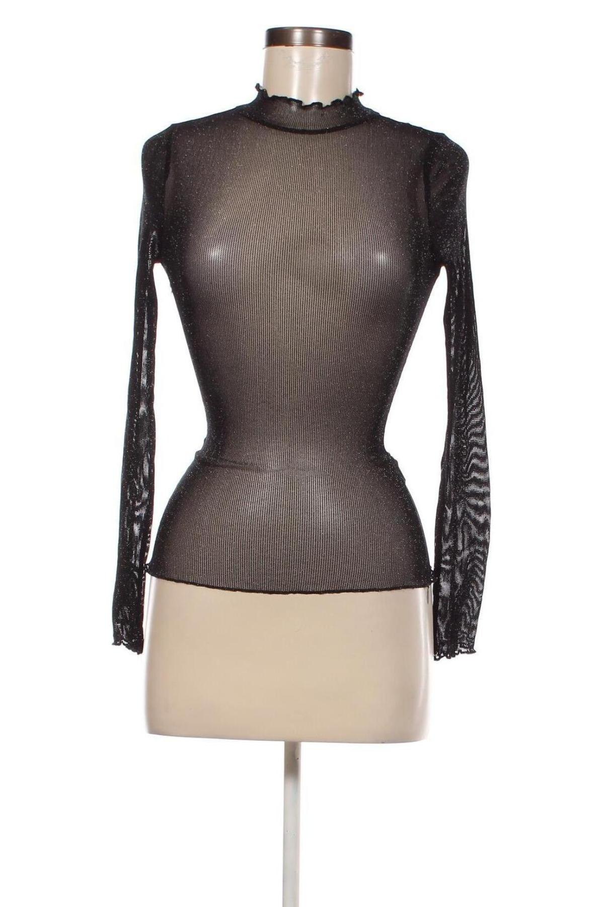 Γυναικεία μπλούζα SHEIN, Μέγεθος XS, Χρώμα Μαύρο, Τιμή 2,94 €