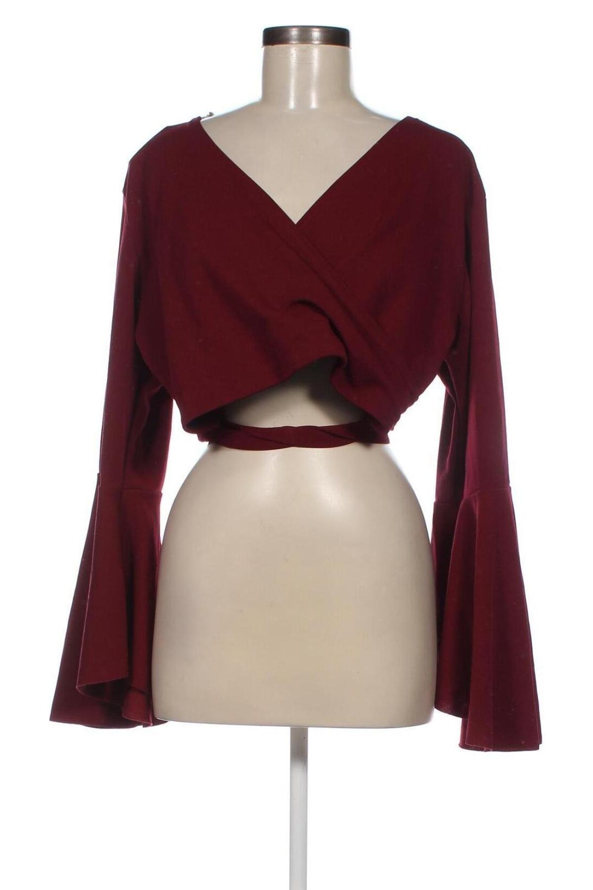 Дамска блуза SHEIN, Размер XL, Цвят Червен, Цена 9,50 лв.