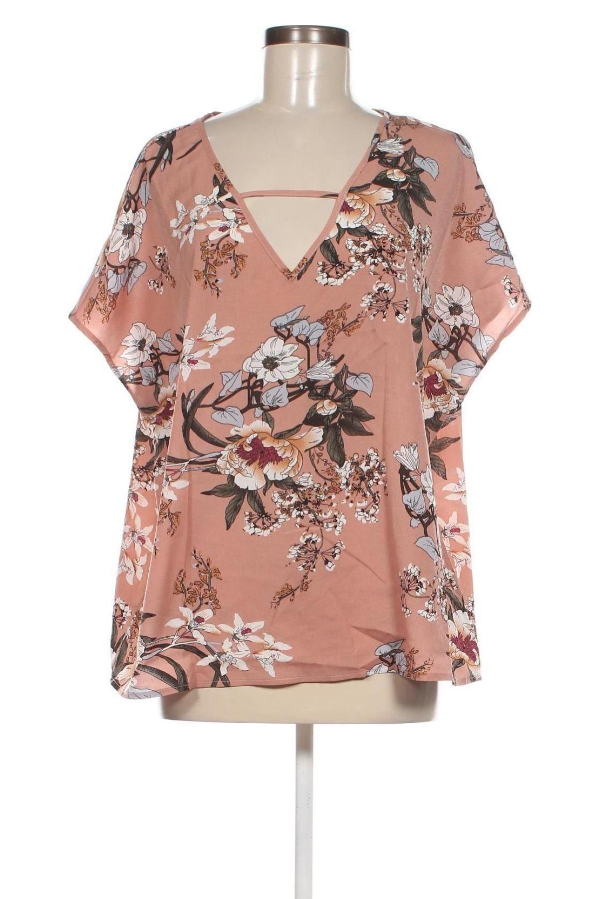 Damen Shirt SHEIN, Größe 3XL, Farbe Mehrfarbig, Preis 9,62 €