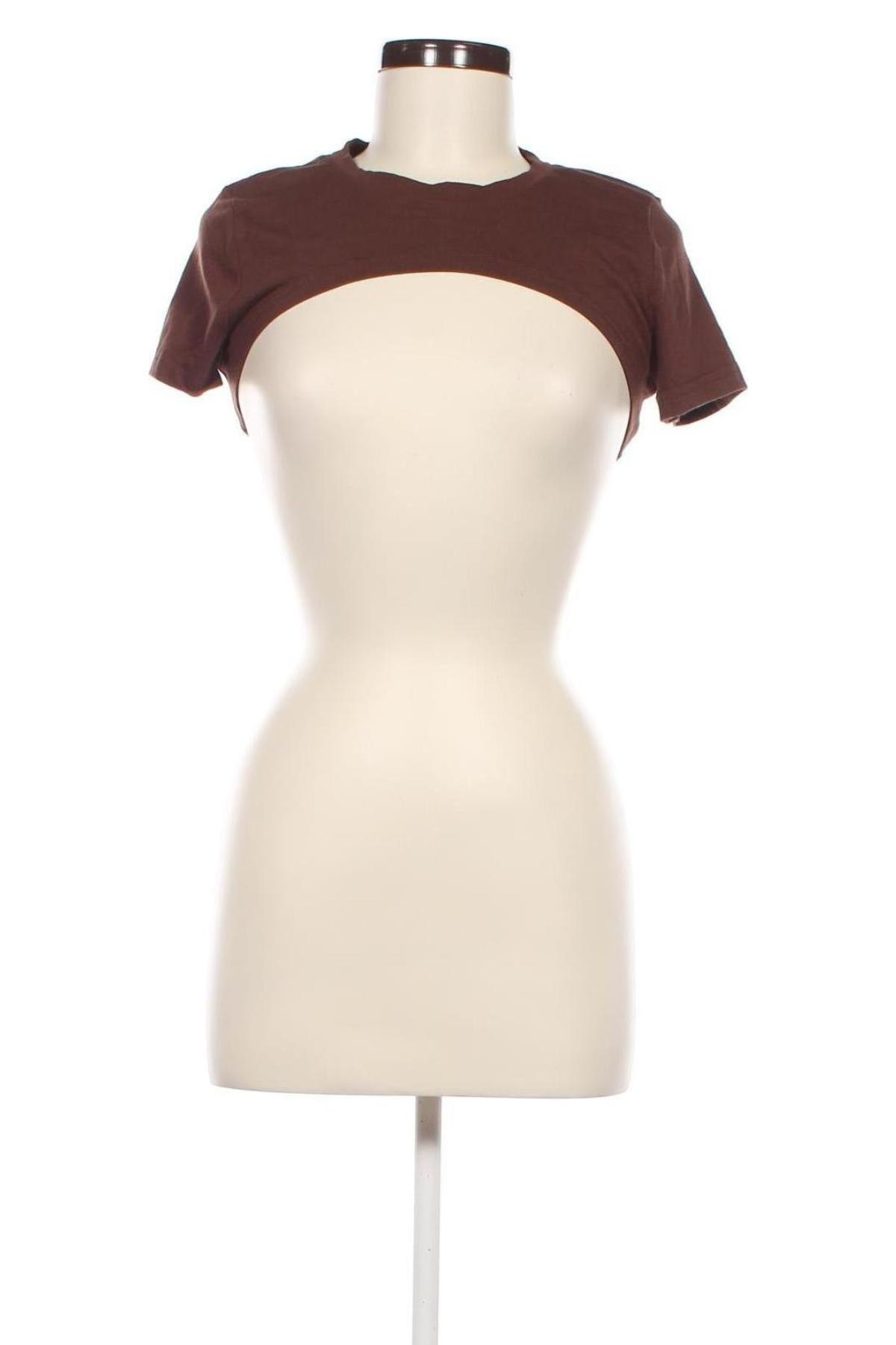 Дамска блуза SHEIN, Размер S, Цвят Кафяв, Цена 5,70 лв.