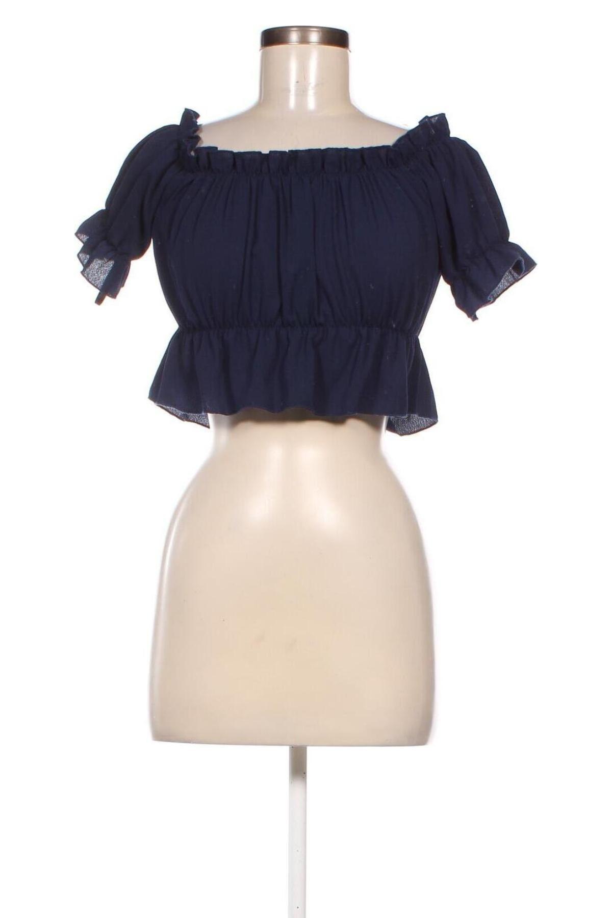 Γυναικεία μπλούζα SHEIN, Μέγεθος M, Χρώμα Μπλέ, Τιμή 2,94 €