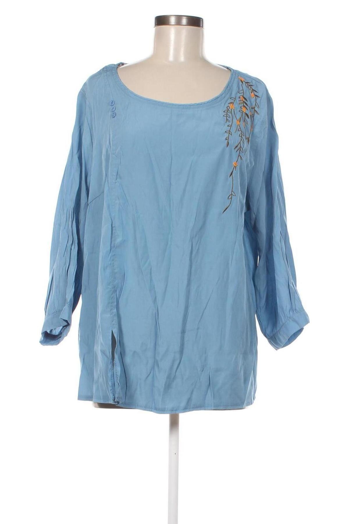 Γυναικεία μπλούζα SHEIN, Μέγεθος XL, Χρώμα Μπλέ, Τιμή 5,54 €