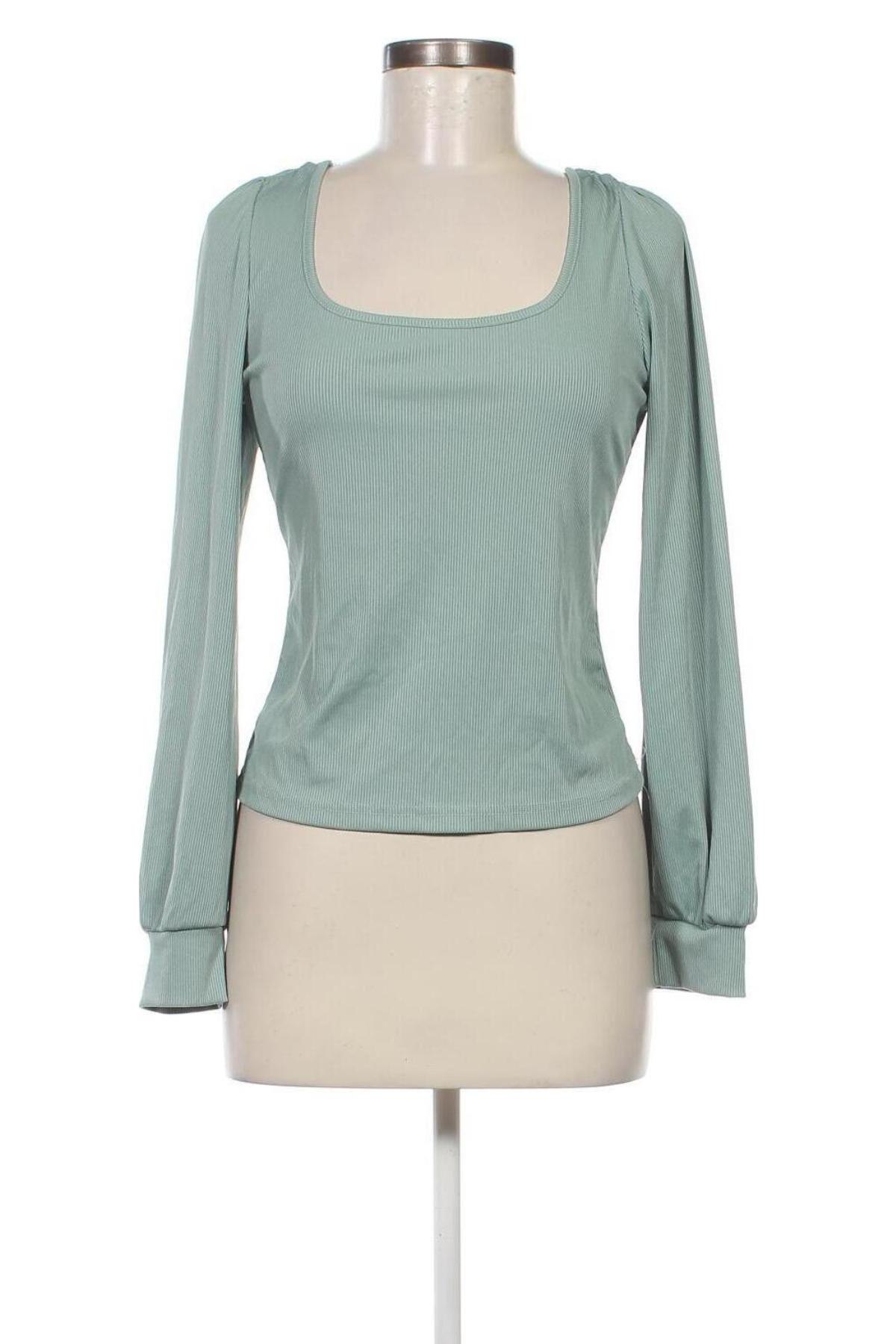 Дамска блуза SHEIN, Размер L, Цвят Зелен, Цена 8,55 лв.