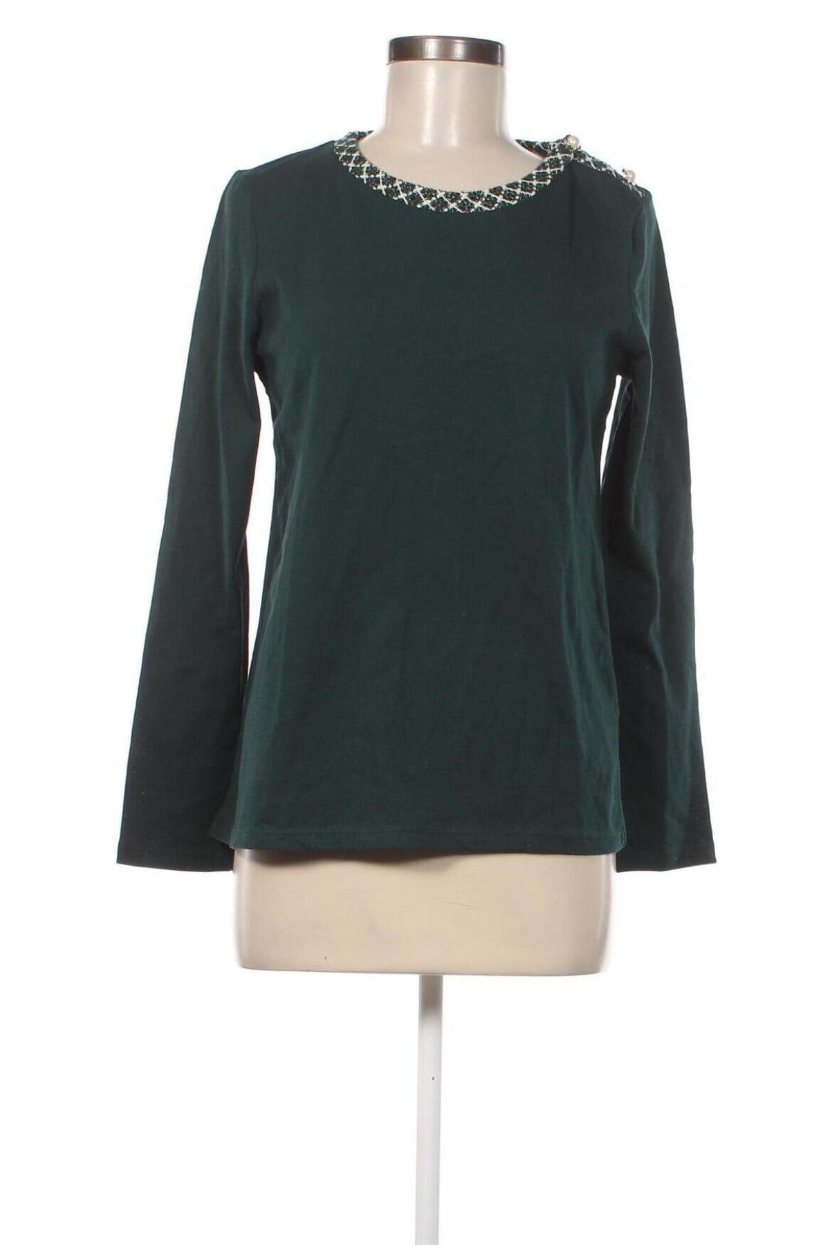 Γυναικεία μπλούζα Sfera, Μέγεθος M, Χρώμα Πράσινο, Τιμή 14,93 €