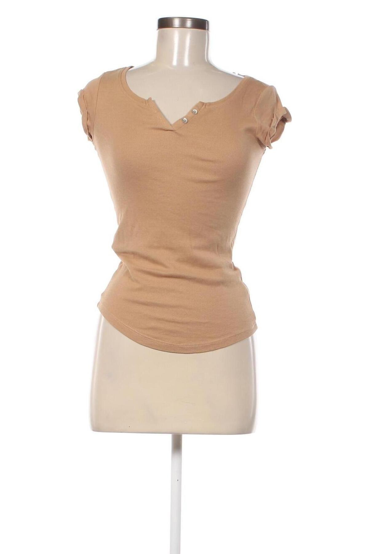 Damen Shirt Sinsay, Größe S, Farbe Beige, Preis 9,62 €