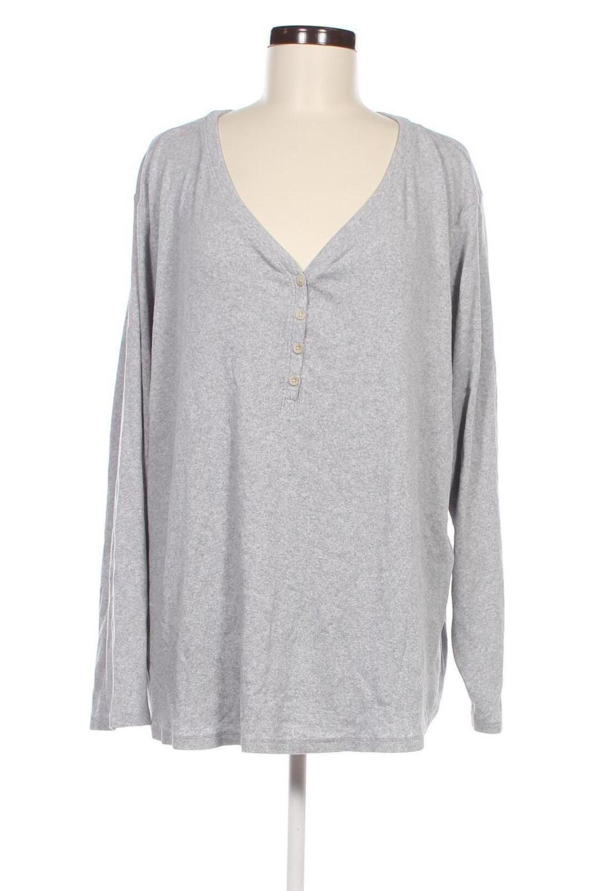 Γυναικεία μπλούζα Sonoma, Μέγεθος 4XL, Χρώμα Γκρί, Τιμή 5,29 €