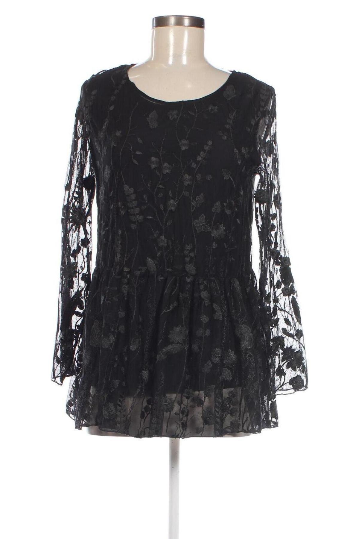 Γυναικεία μπλούζα Stefanel, Μέγεθος M, Χρώμα Μαύρο, Τιμή 55,28 €