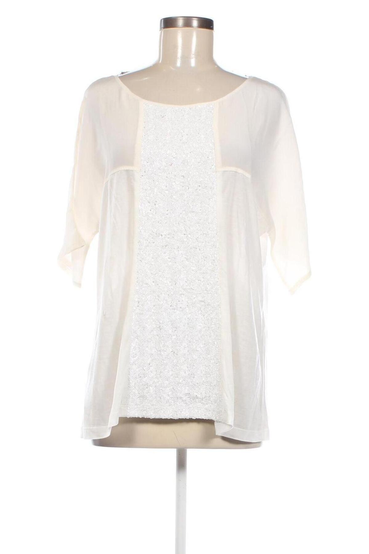 Γυναικεία μπλούζα Stefanel, Μέγεθος L, Χρώμα Λευκό, Τιμή 26,60 €
