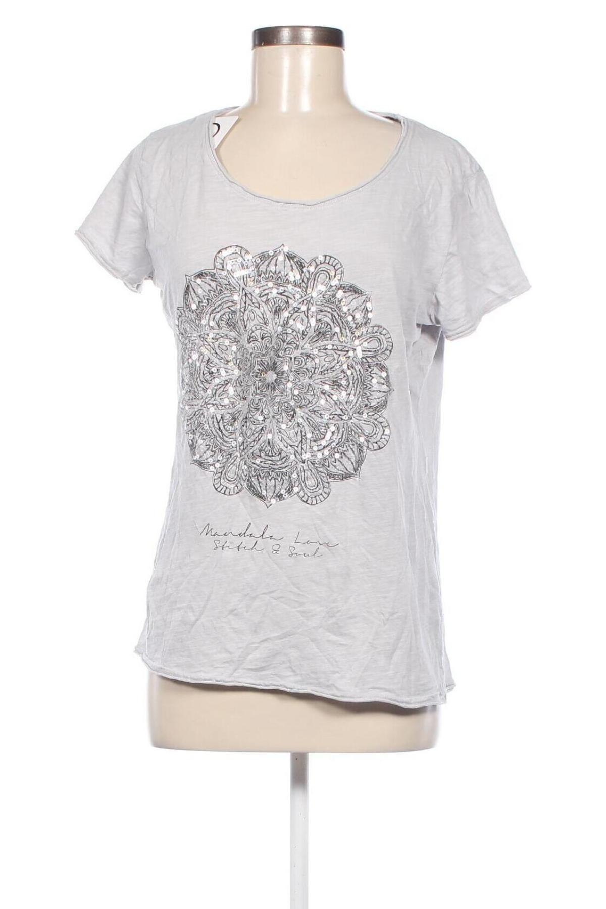 Damen Shirt Stitch & Soul, Größe L, Farbe Grau, Preis 6,48 €