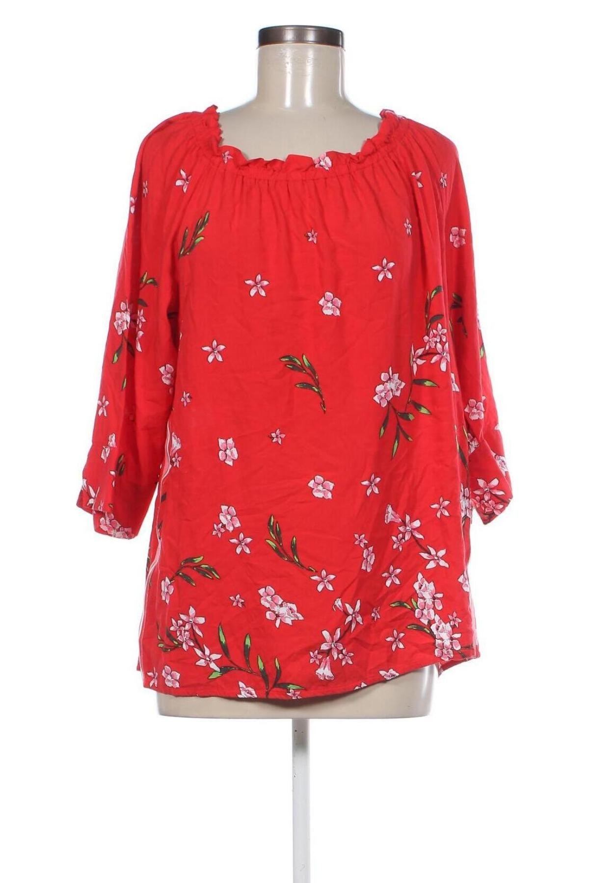 Γυναικεία μπλούζα Street One, Μέγεθος XL, Χρώμα Κόκκινο, Τιμή 10,52 €