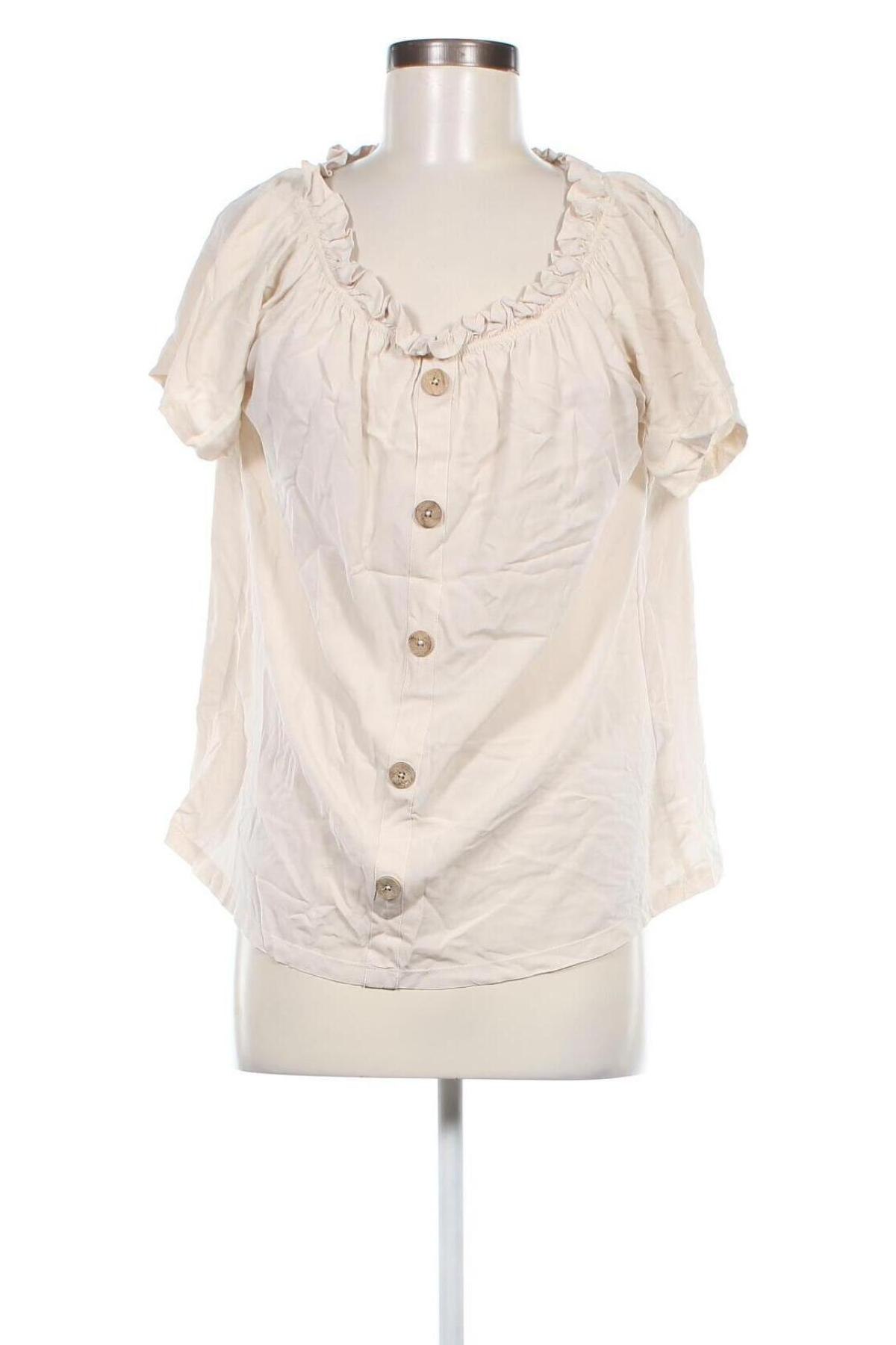 Дамска блуза Sublevel, Размер M, Цвят Бежов, Цена 4,75 лв.