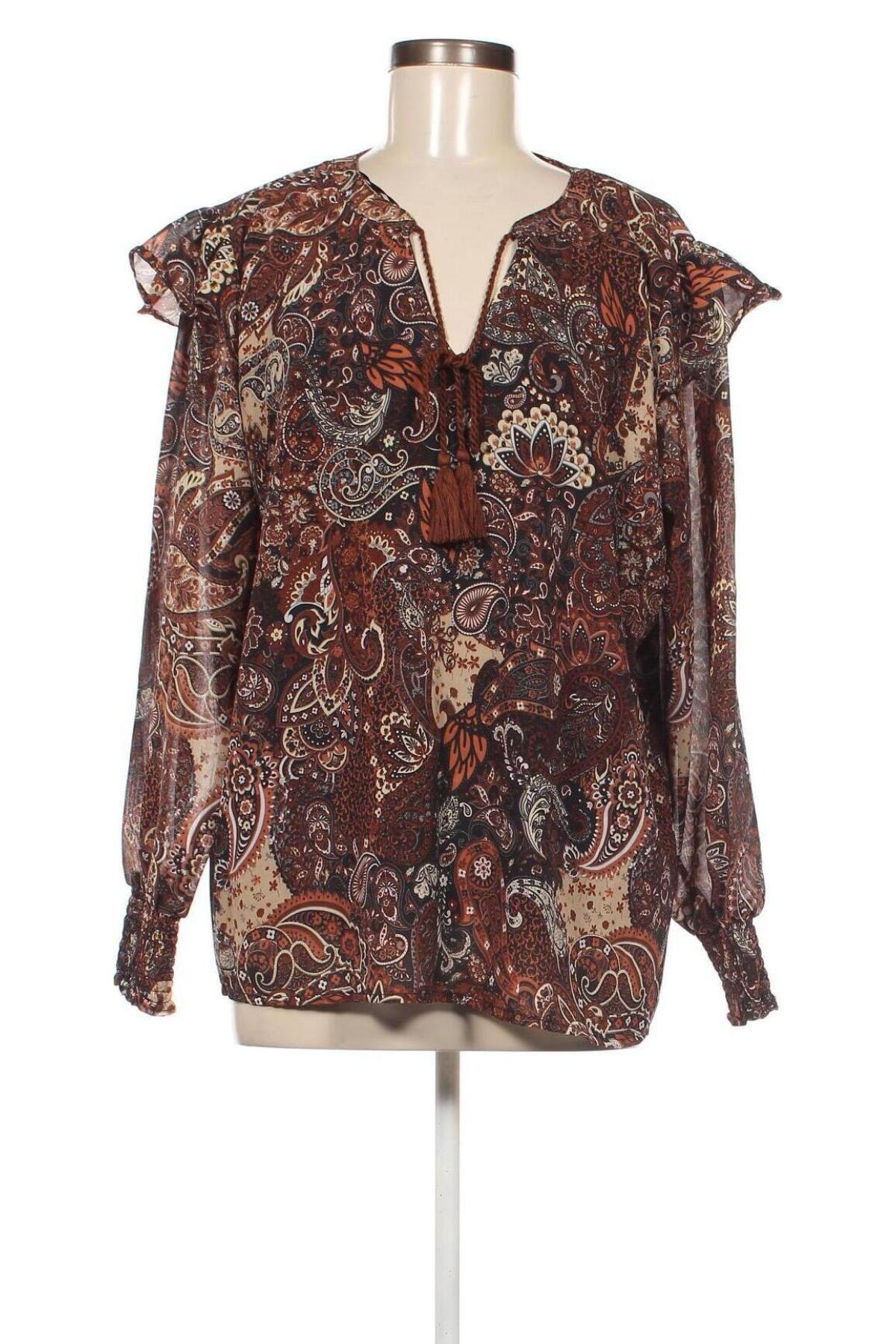 Дамска блуза Takko Fashion, Размер XL, Цвят Многоцветен, Цена 9,50 лв.
