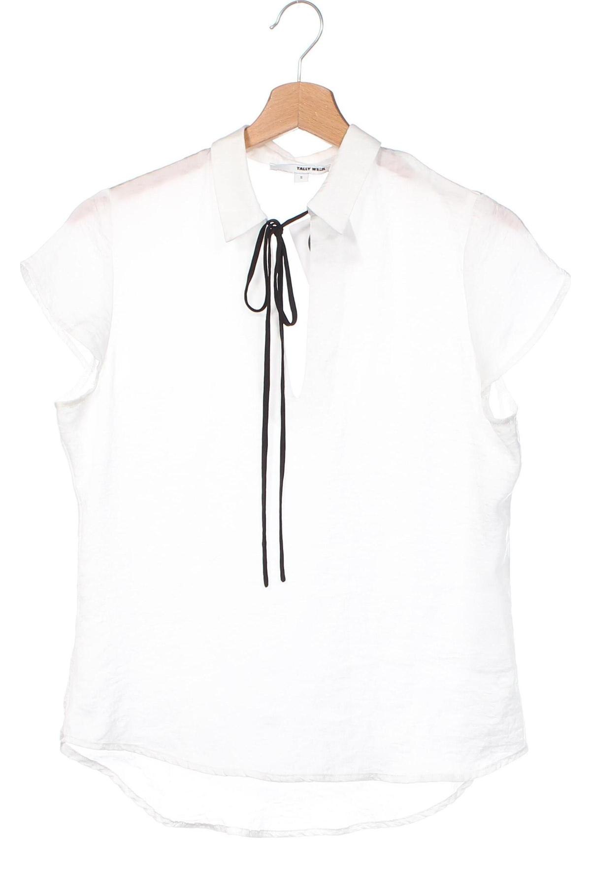 Γυναικεία μπλούζα Tally Weijl, Μέγεθος S, Χρώμα Λευκό, Τιμή 5,25 €