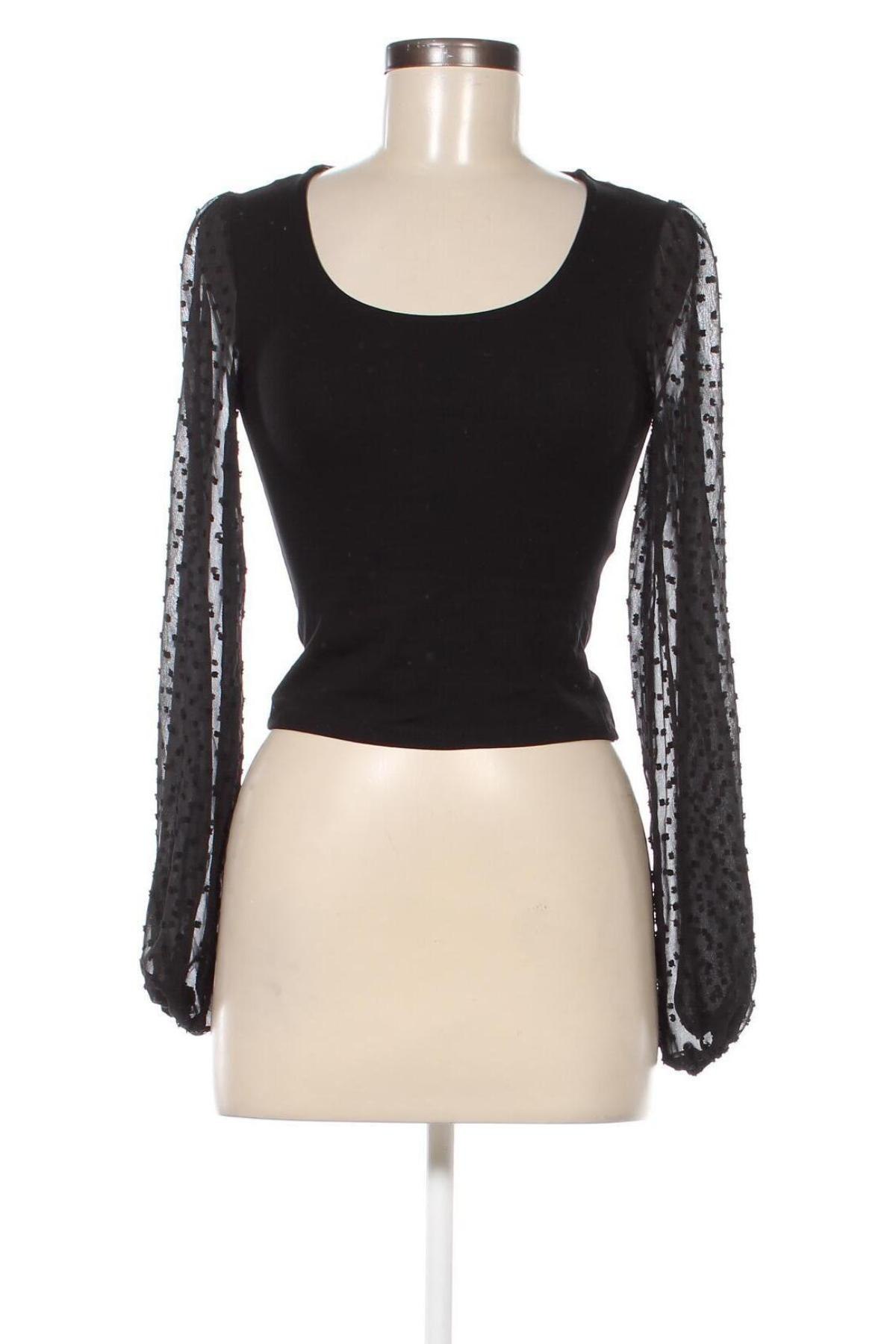 Γυναικεία μπλούζα Tally Weijl, Μέγεθος XS, Χρώμα Μαύρο, Τιμή 5,29 €
