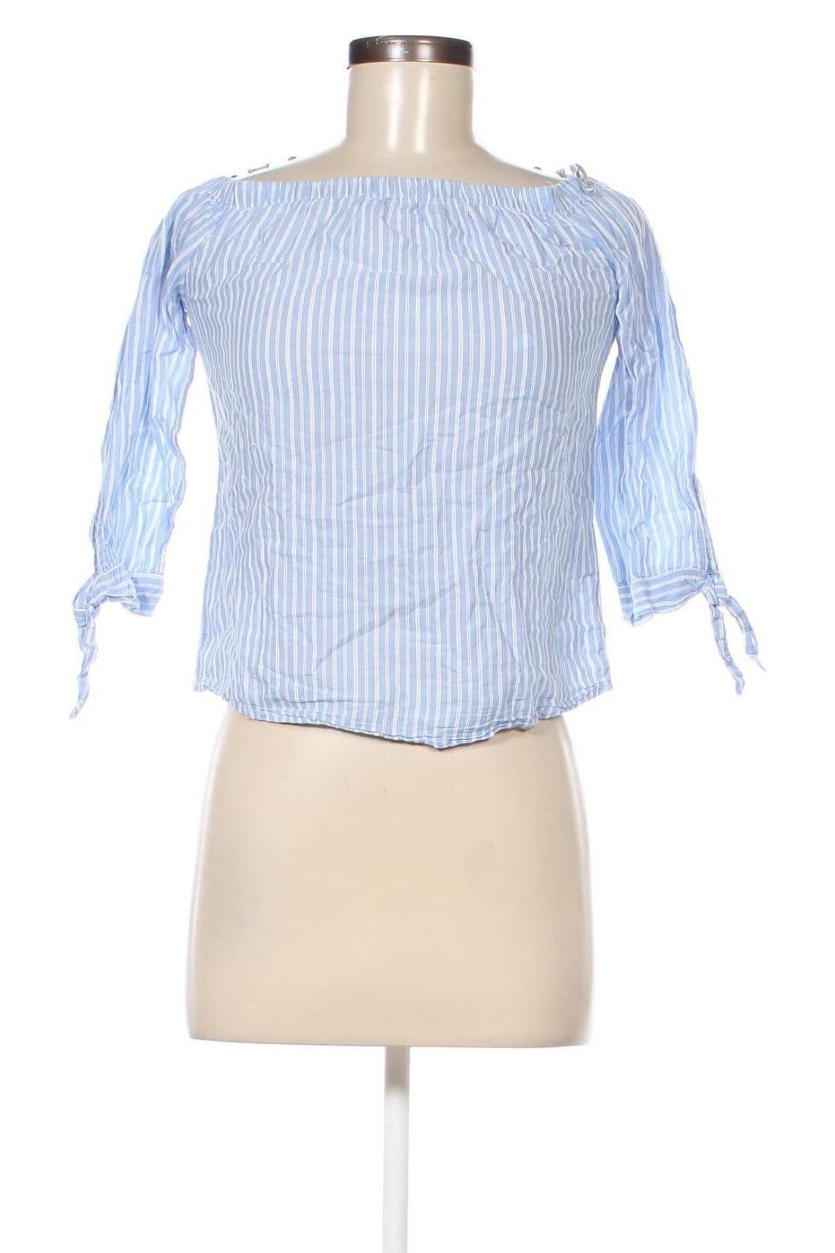 Γυναικεία μπλούζα Tally Weijl, Μέγεθος XS, Χρώμα Μπλέ, Τιμή 4,70 €