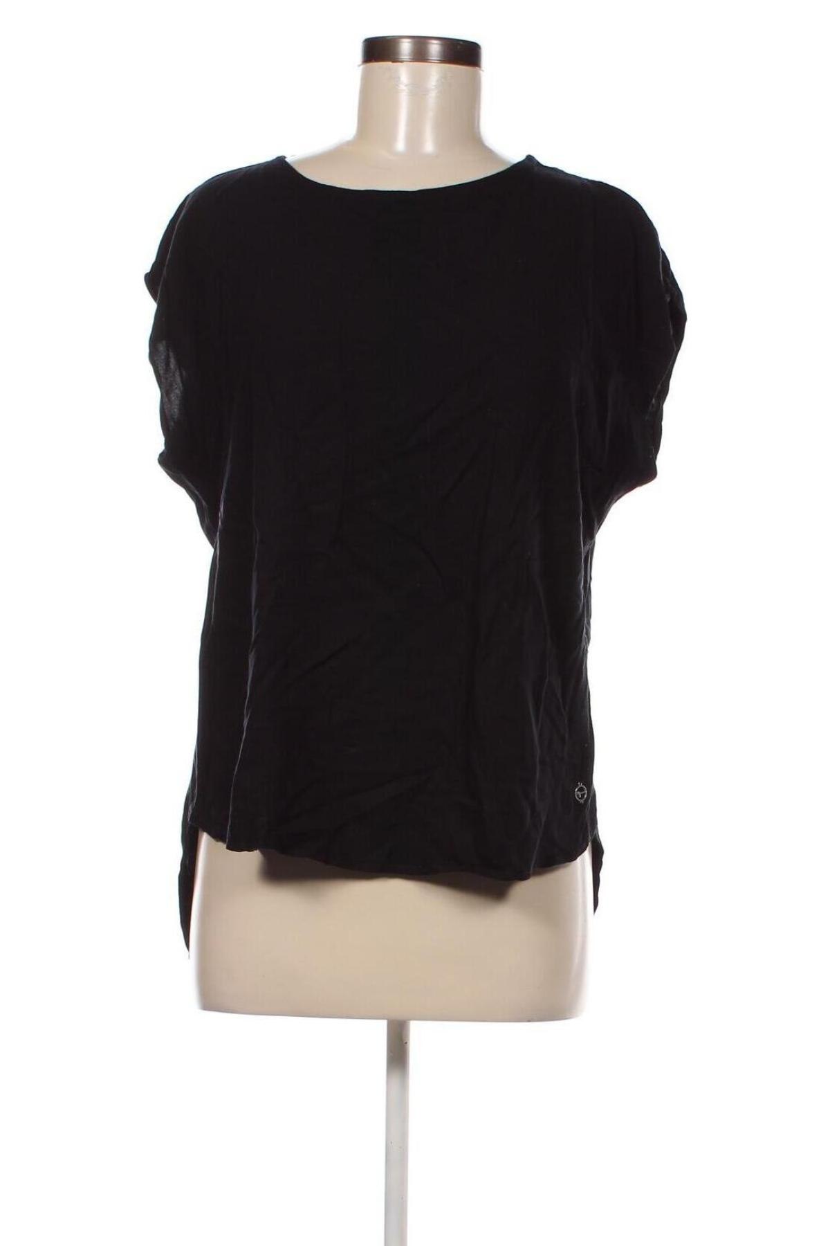 Γυναικεία μπλούζα Tamaris, Μέγεθος M, Χρώμα Μαύρο, Τιμή 10,54 €