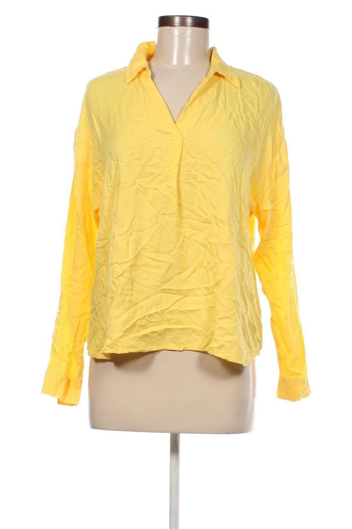 Дамска блуза Tom Tailor, Размер M, Цвят Жълт, Цена 11,90 лв.
